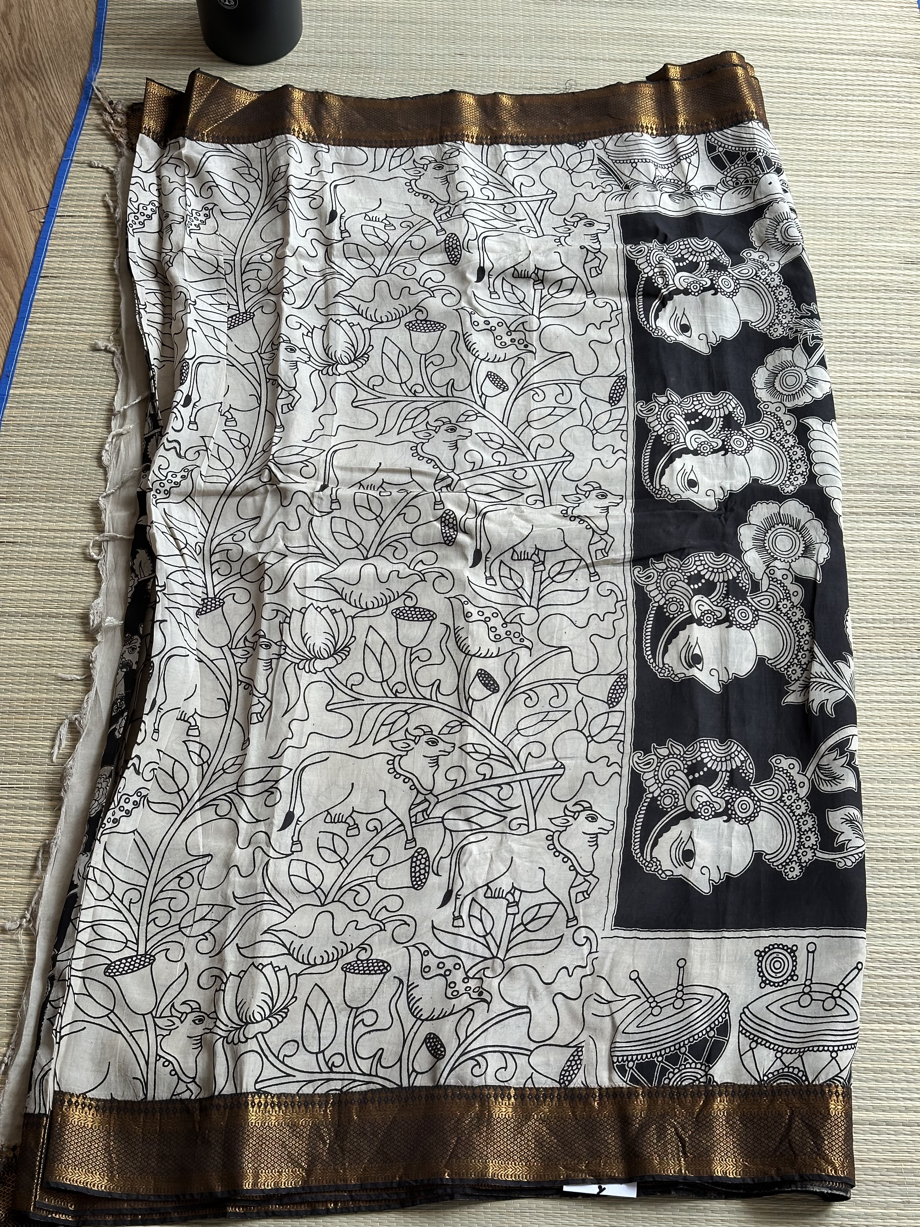 Mangalagiri Silk with Kalamkari (4)