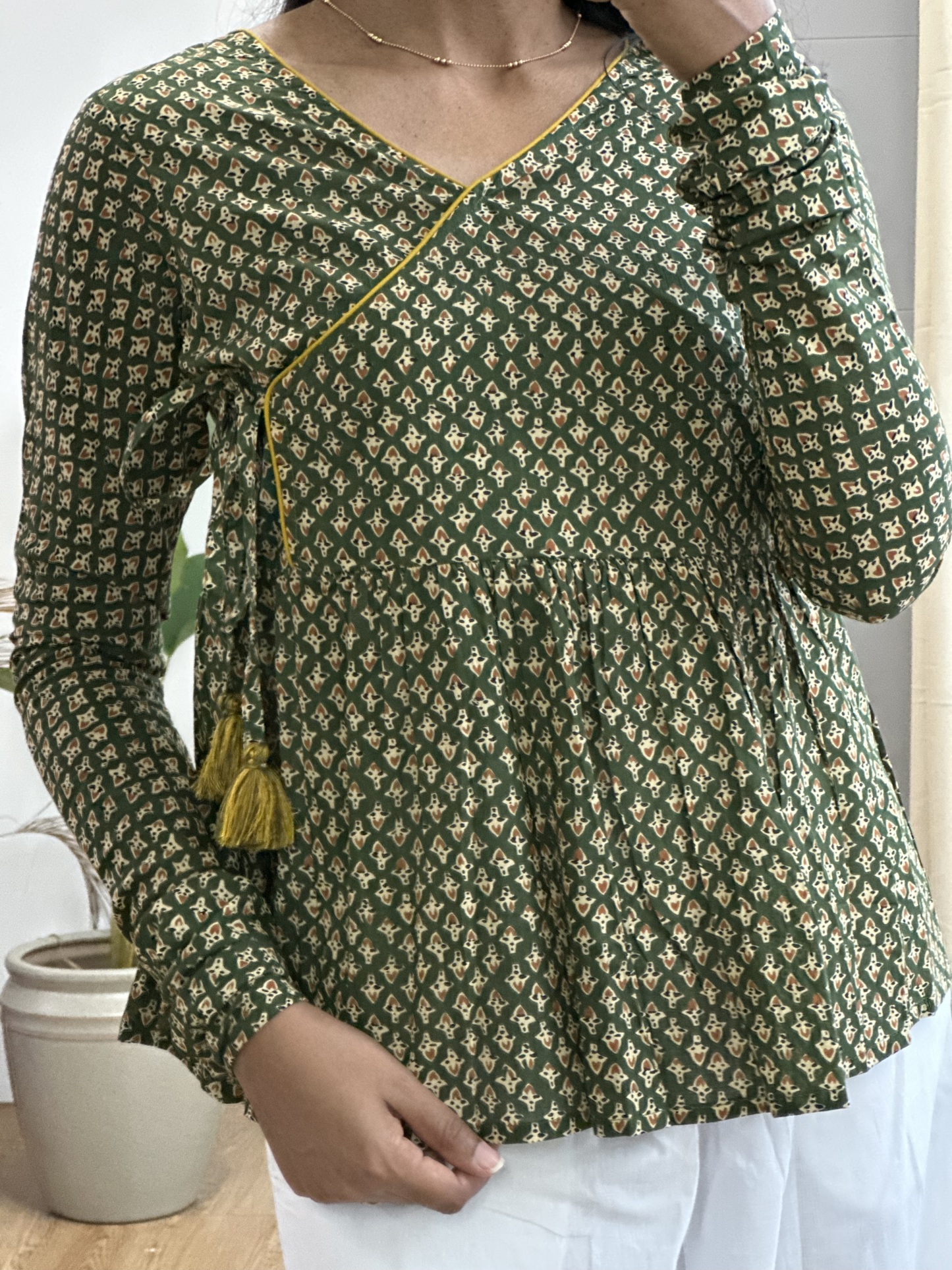 Long Sleeve Cotton Tunic