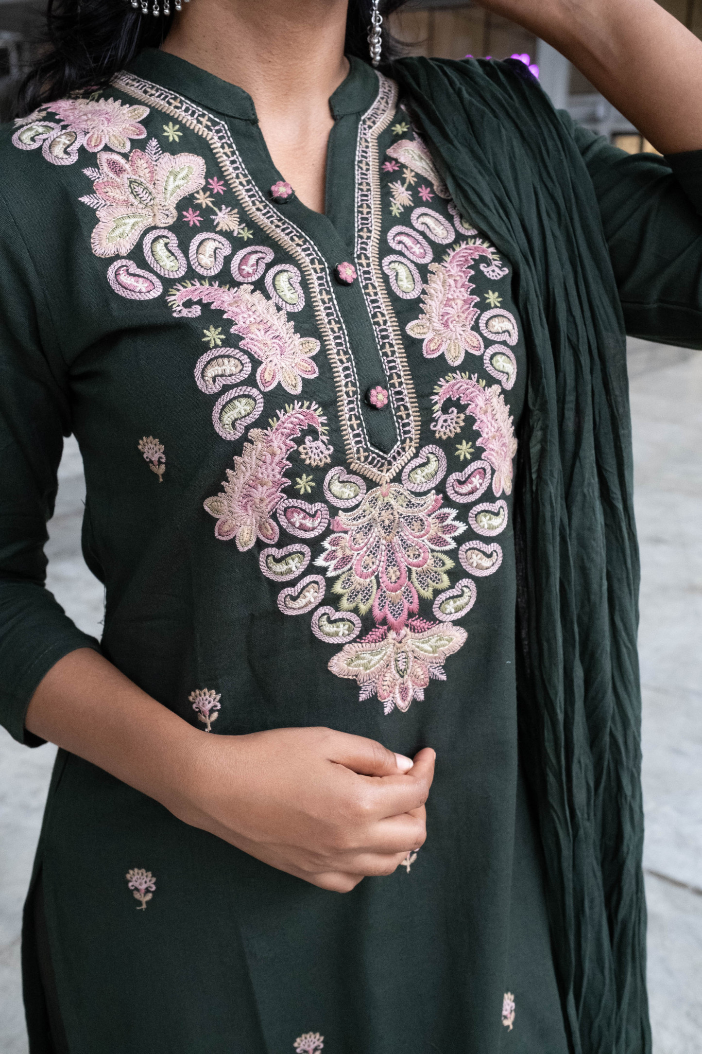 Heavy Embroidery Kurta Set