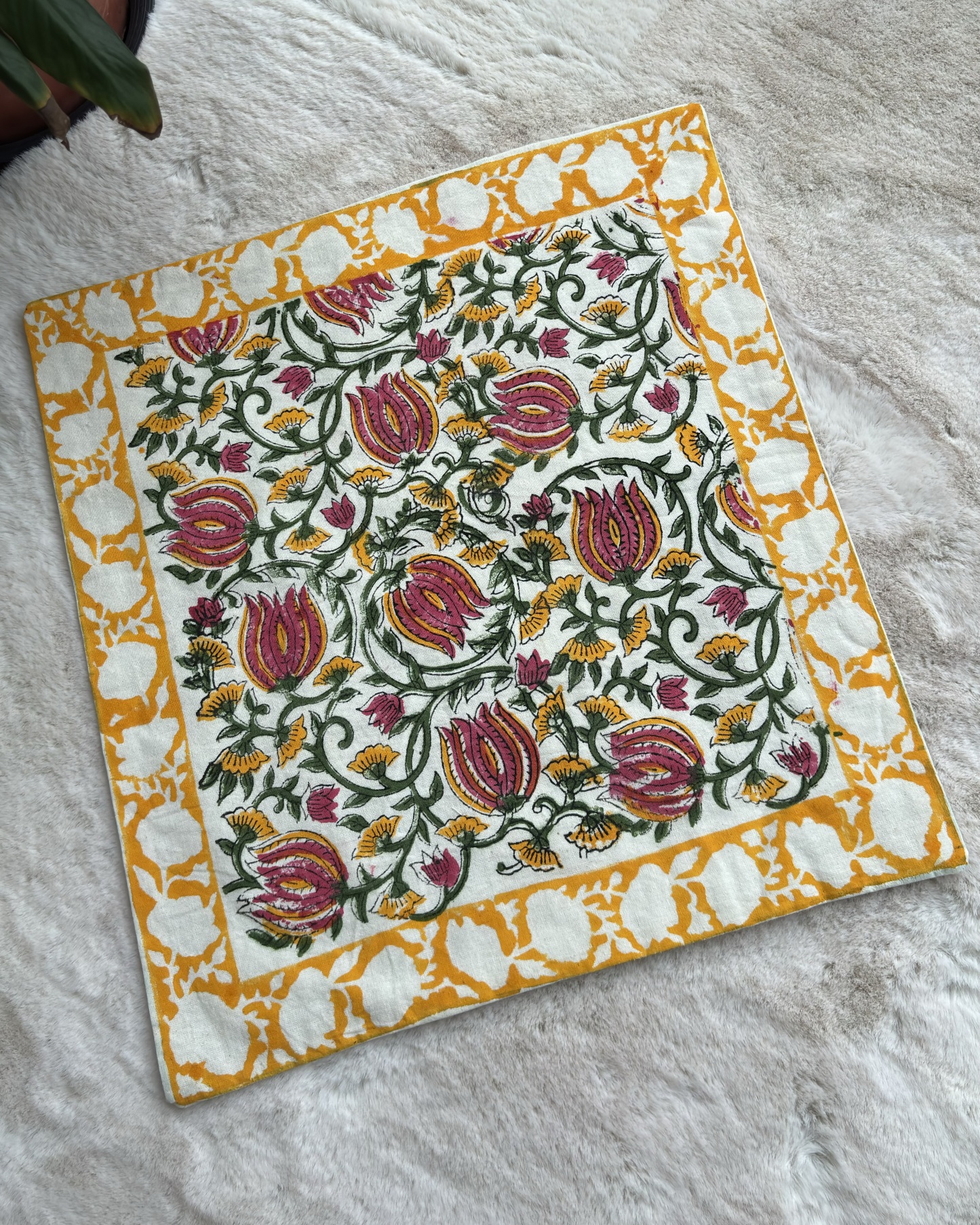 Handblock Cushion Cover