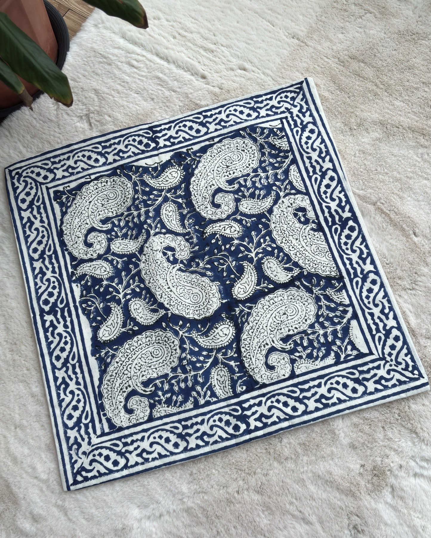 Handblock Cushion Cover