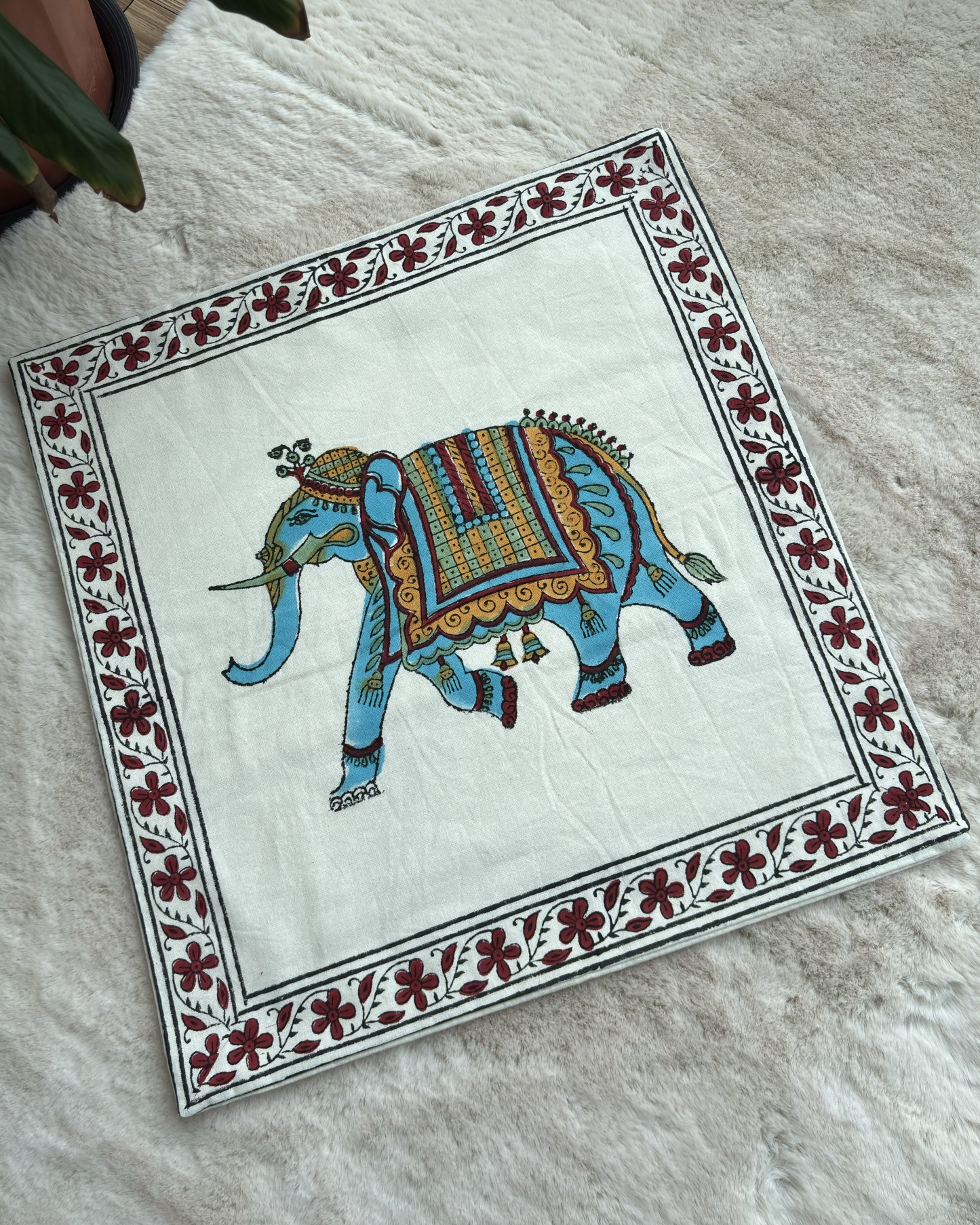 Handblock Cushion Cover