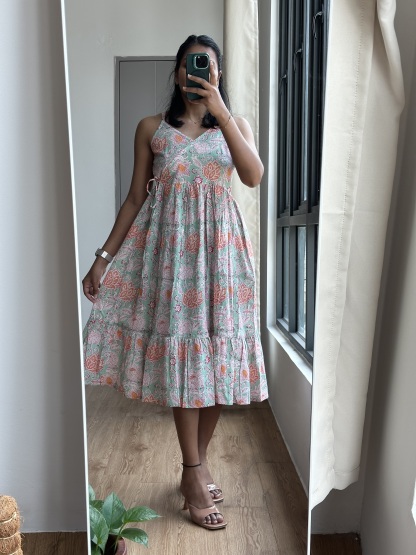 Cotton Strap Dress