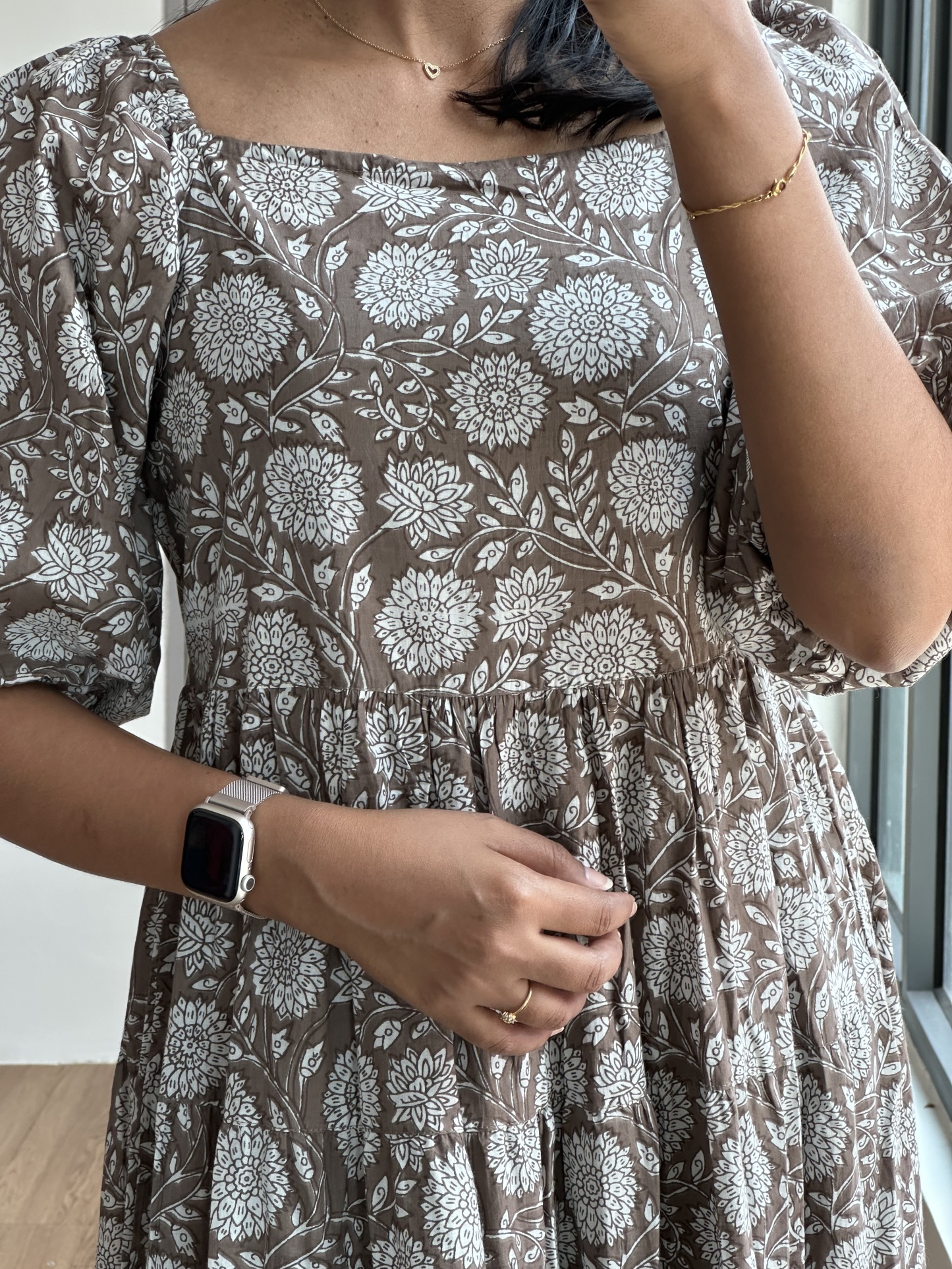 Cotton Layered Dress