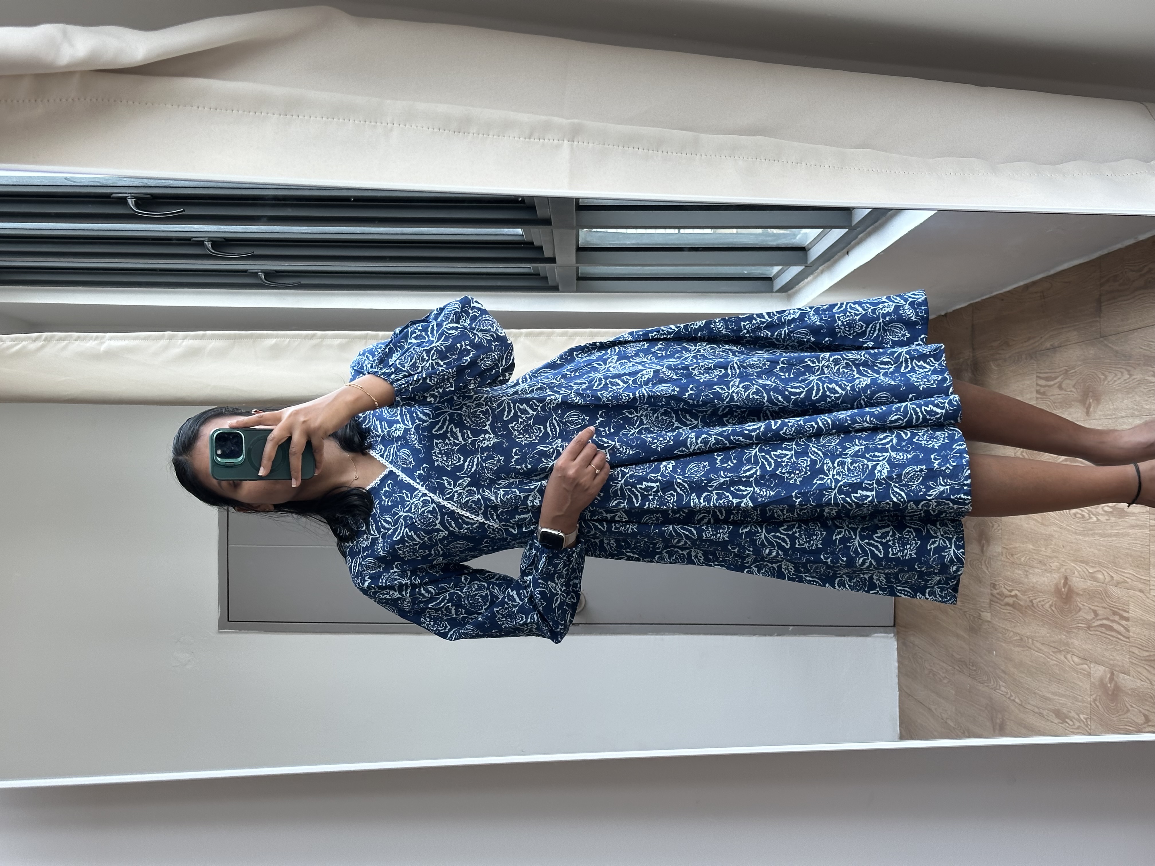 Long Sleeve Cotton Dress