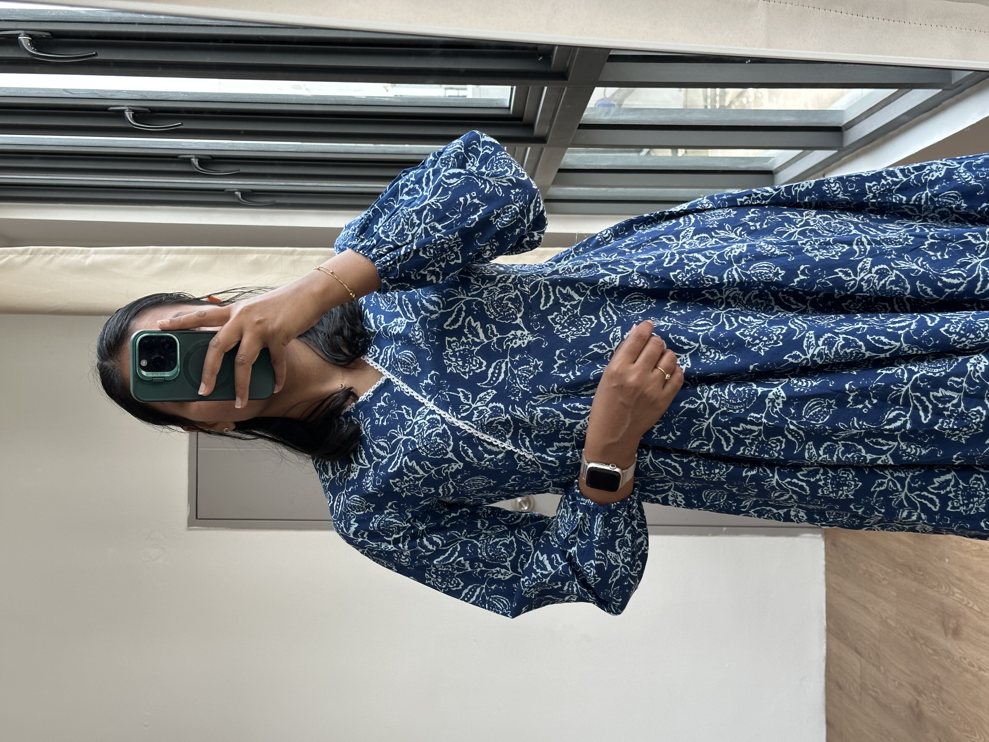 Long Sleeve Cotton Dress