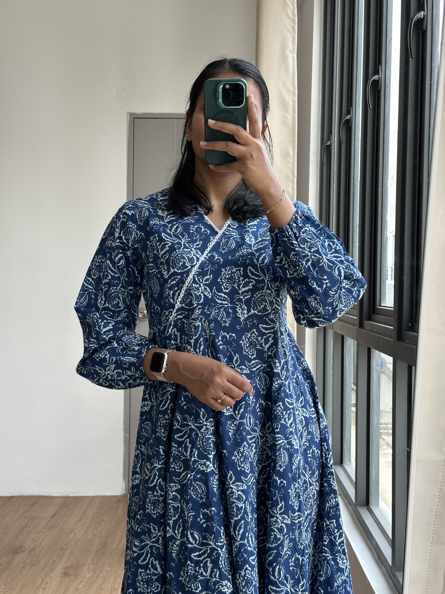 Long Sleeve Cotton Dress