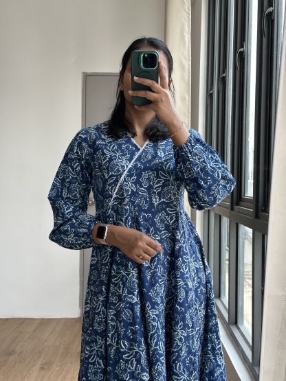 Long Sleeve Cotton Dress