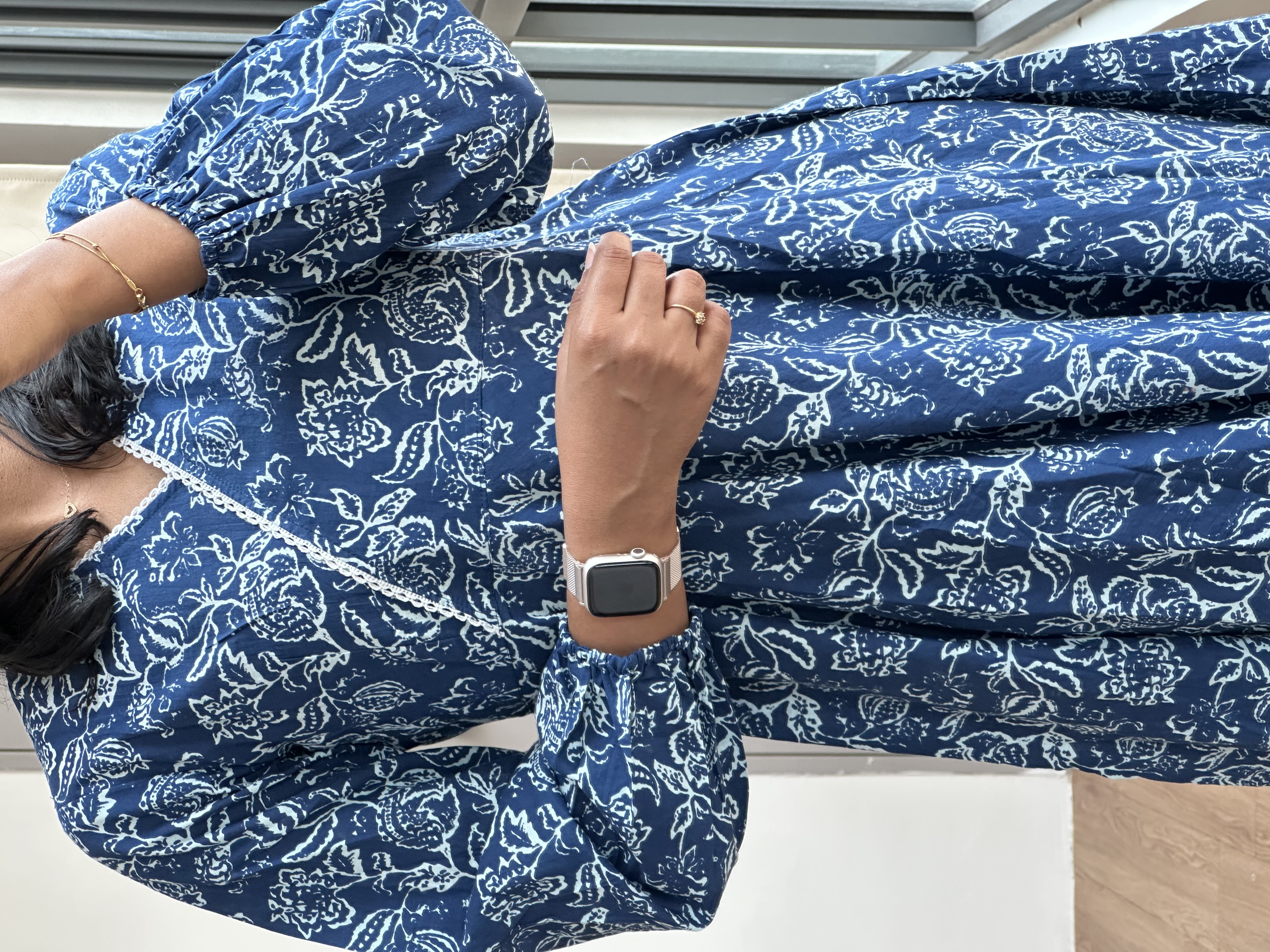 Long Sleeve Cotton Dress