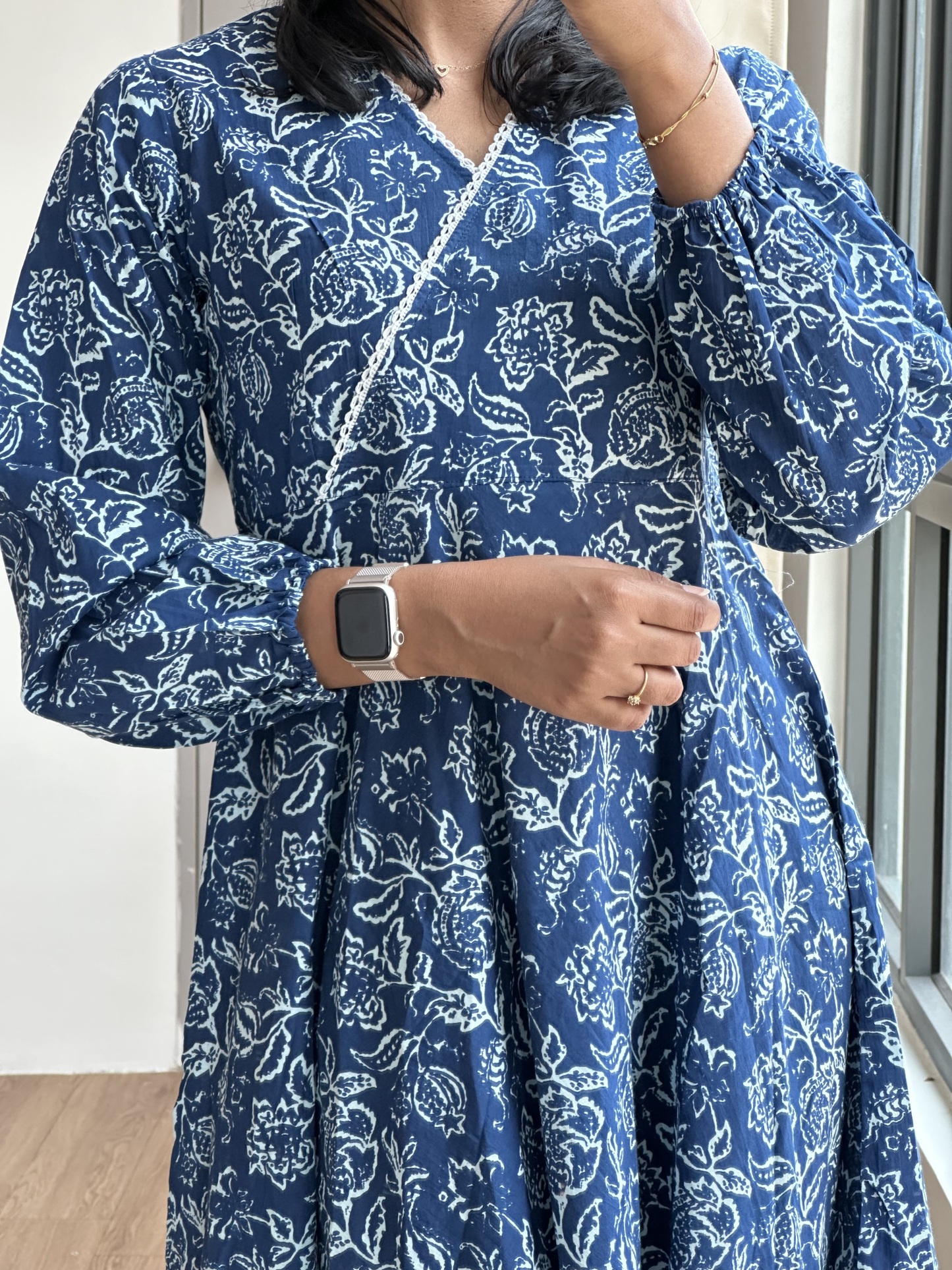 Long Sleeve Cotton Dress