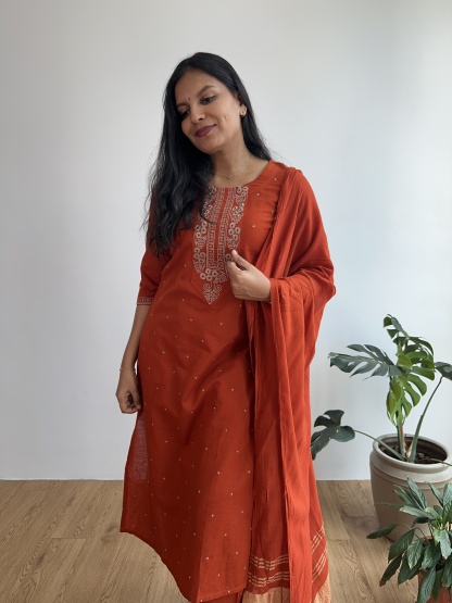 Cotton Kurta Set