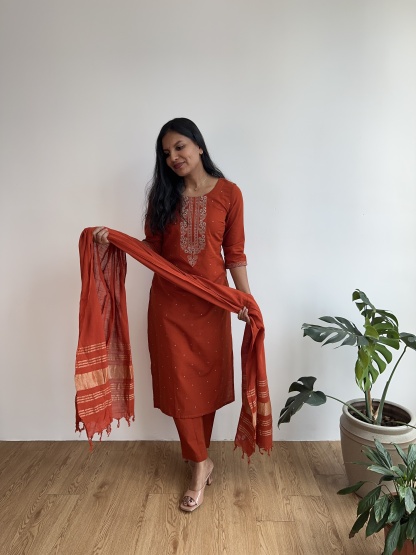 Cotton Kurta Set