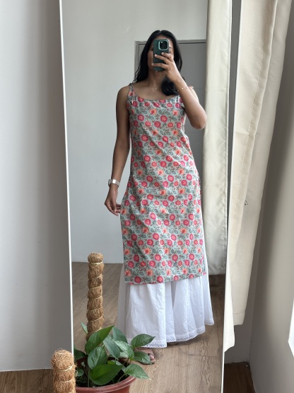 Tie Strap Kurti