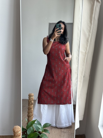 Tie Strap Kurti