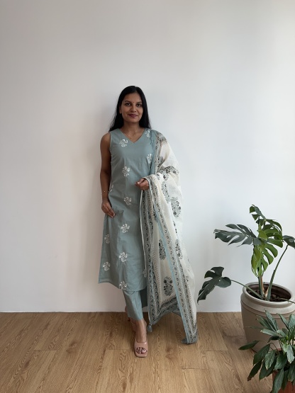 Cotton Kurta Set