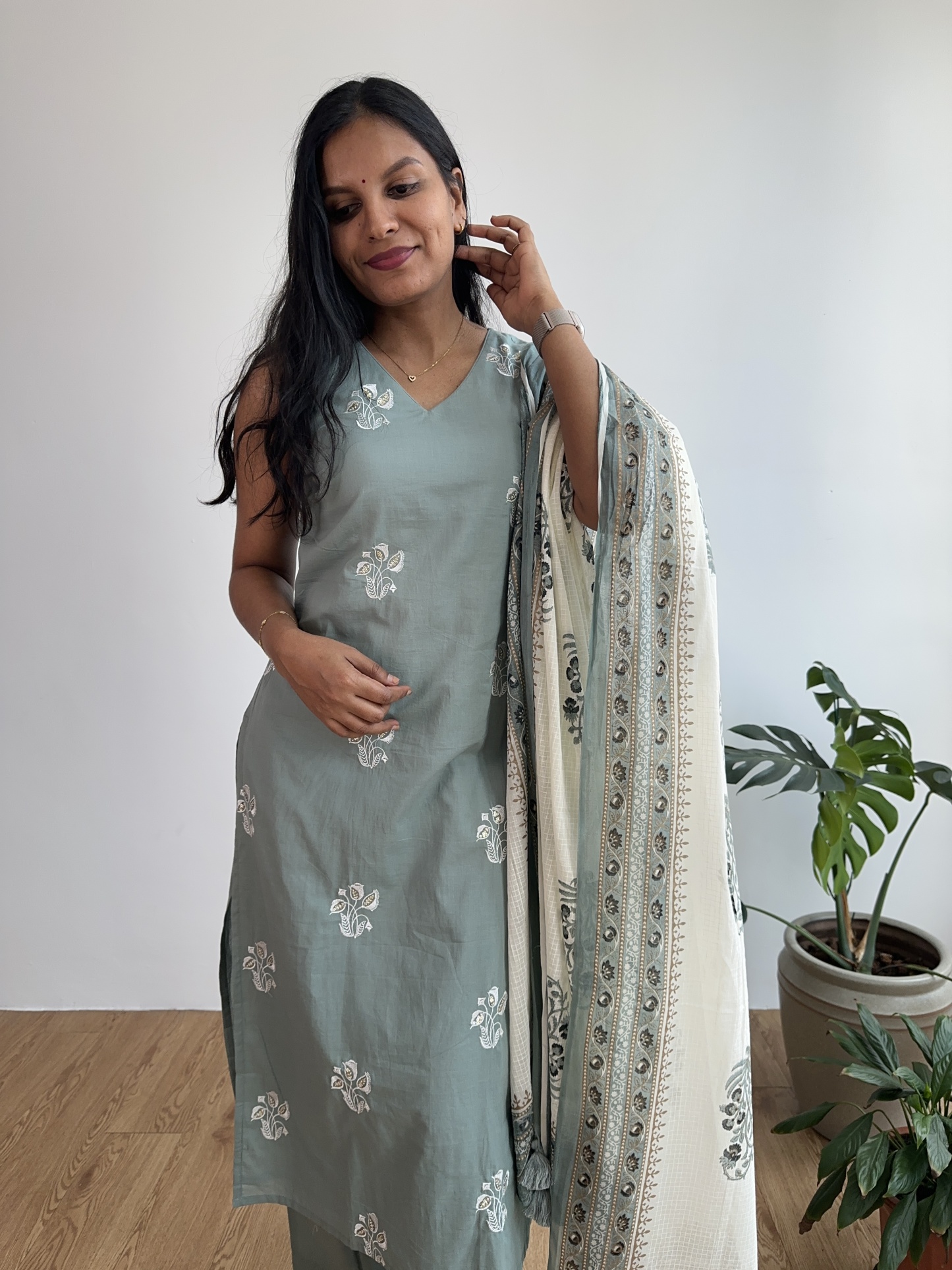 Cotton Kurta Set