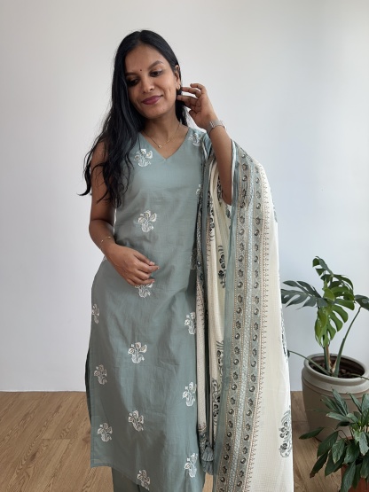 Cotton Kurta Set