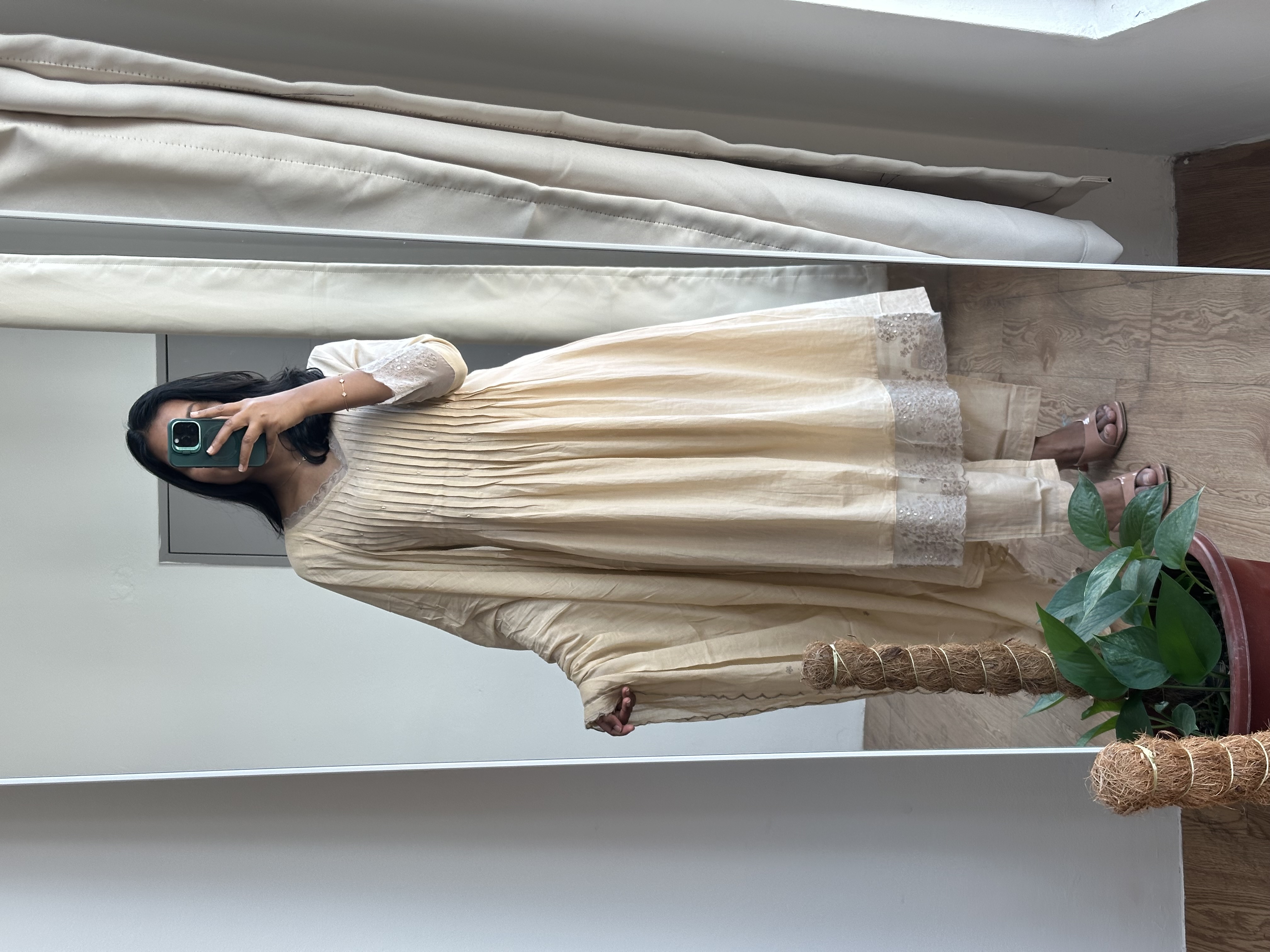 Mul Cotton Lace Suit