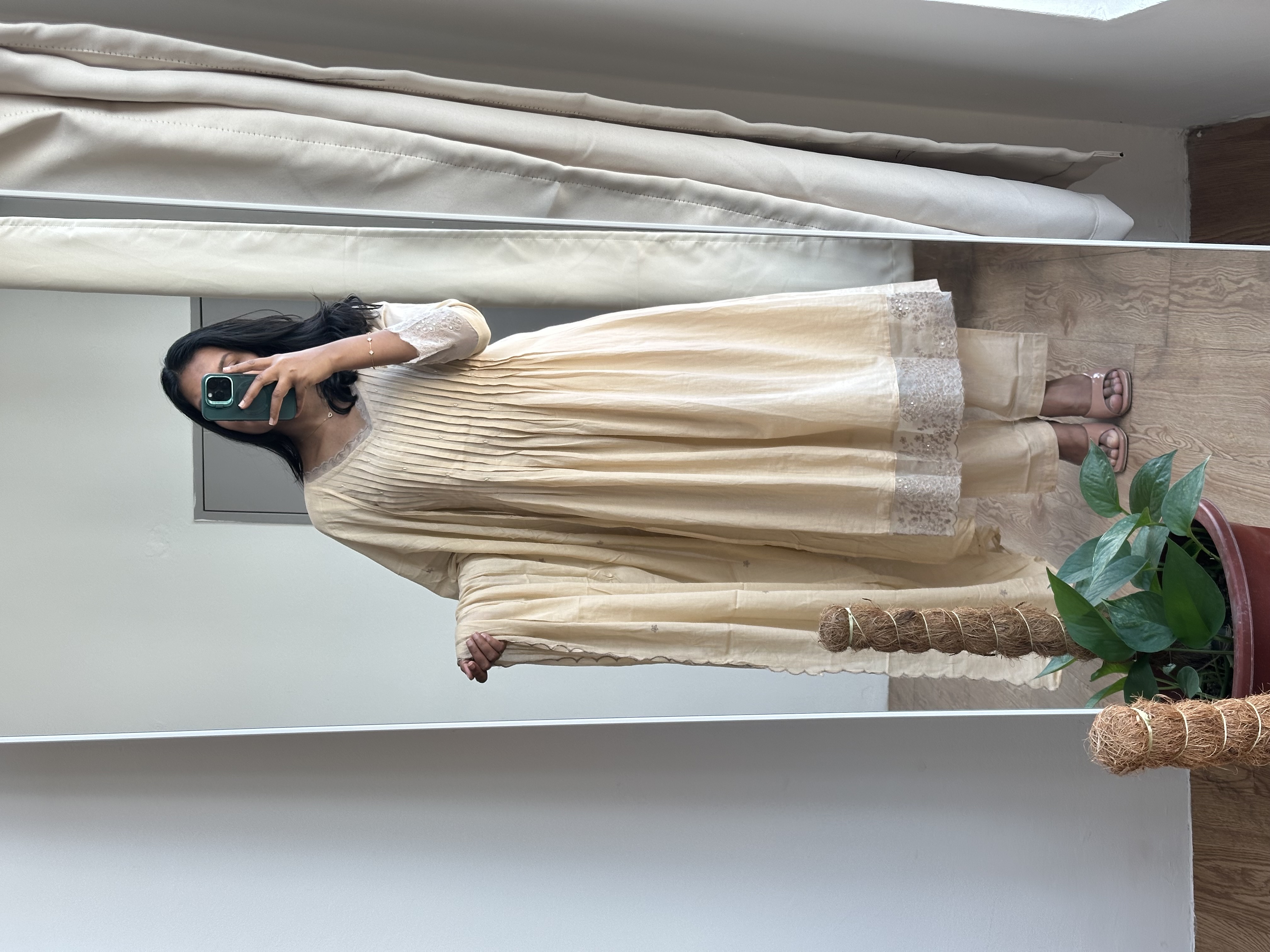 Mul Cotton Lace Suit