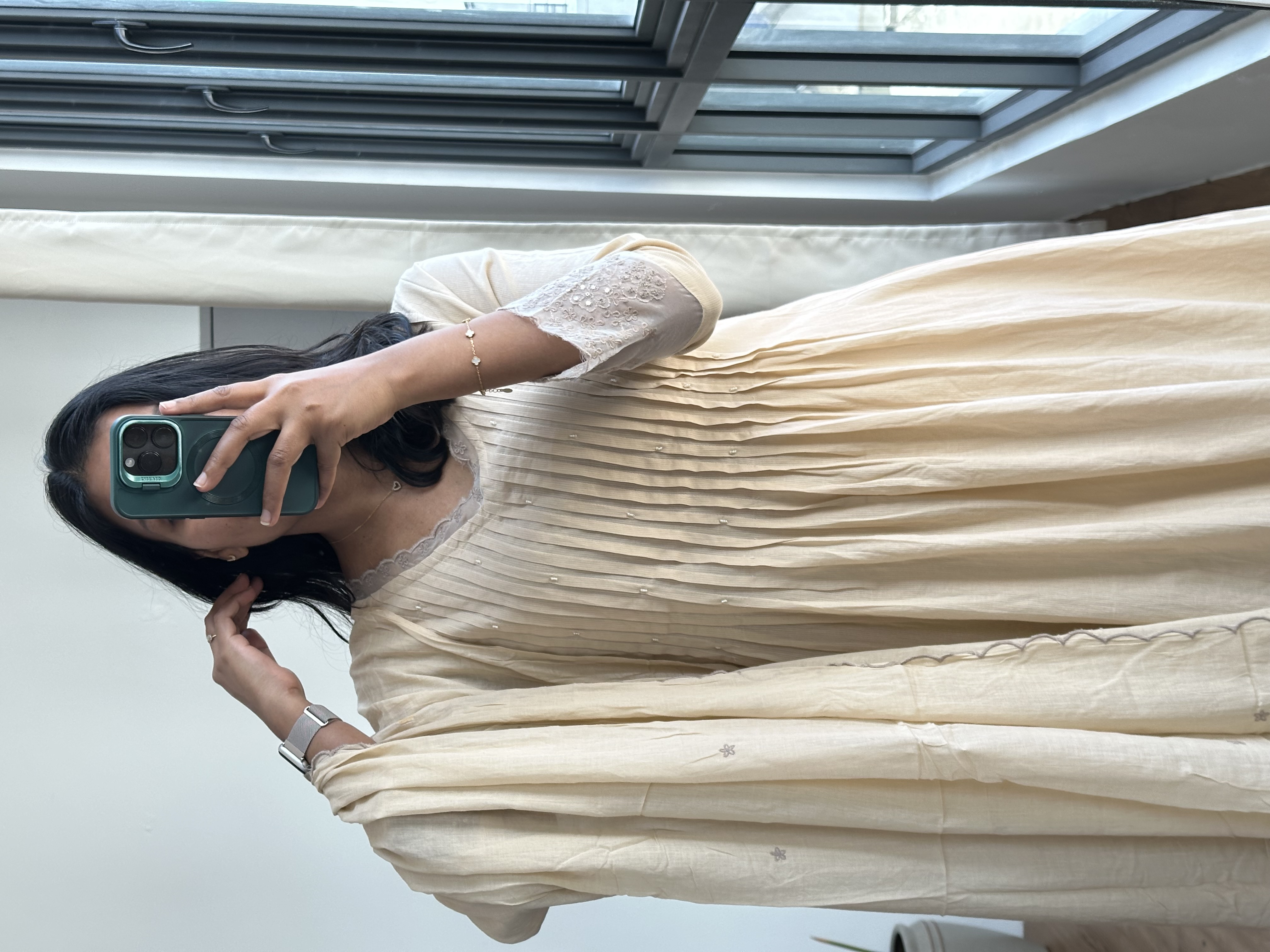 Mul Cotton Lace Suit