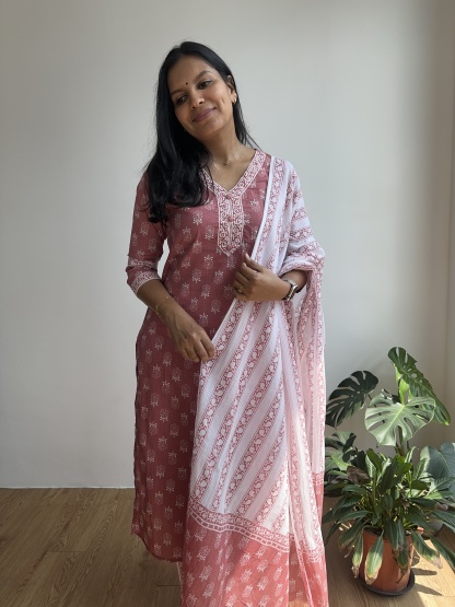 Cotton Kurta Set