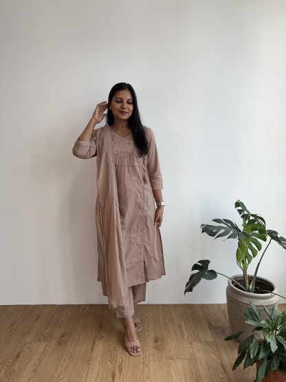 Embroidered Kurta Set