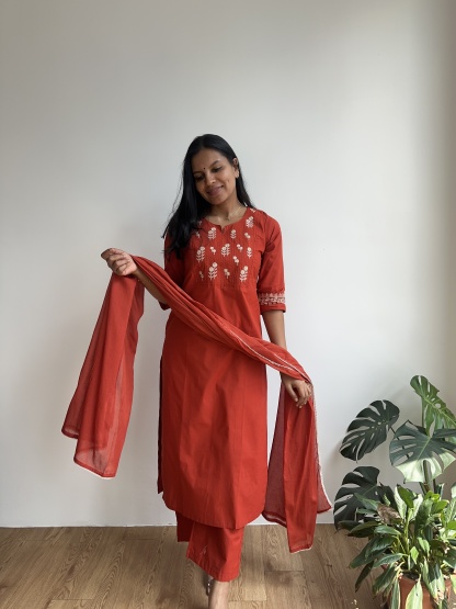 Cotton Kurta Set