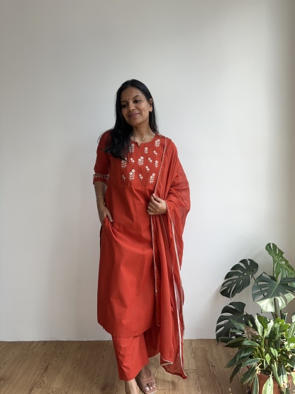 Cotton Kurta Set