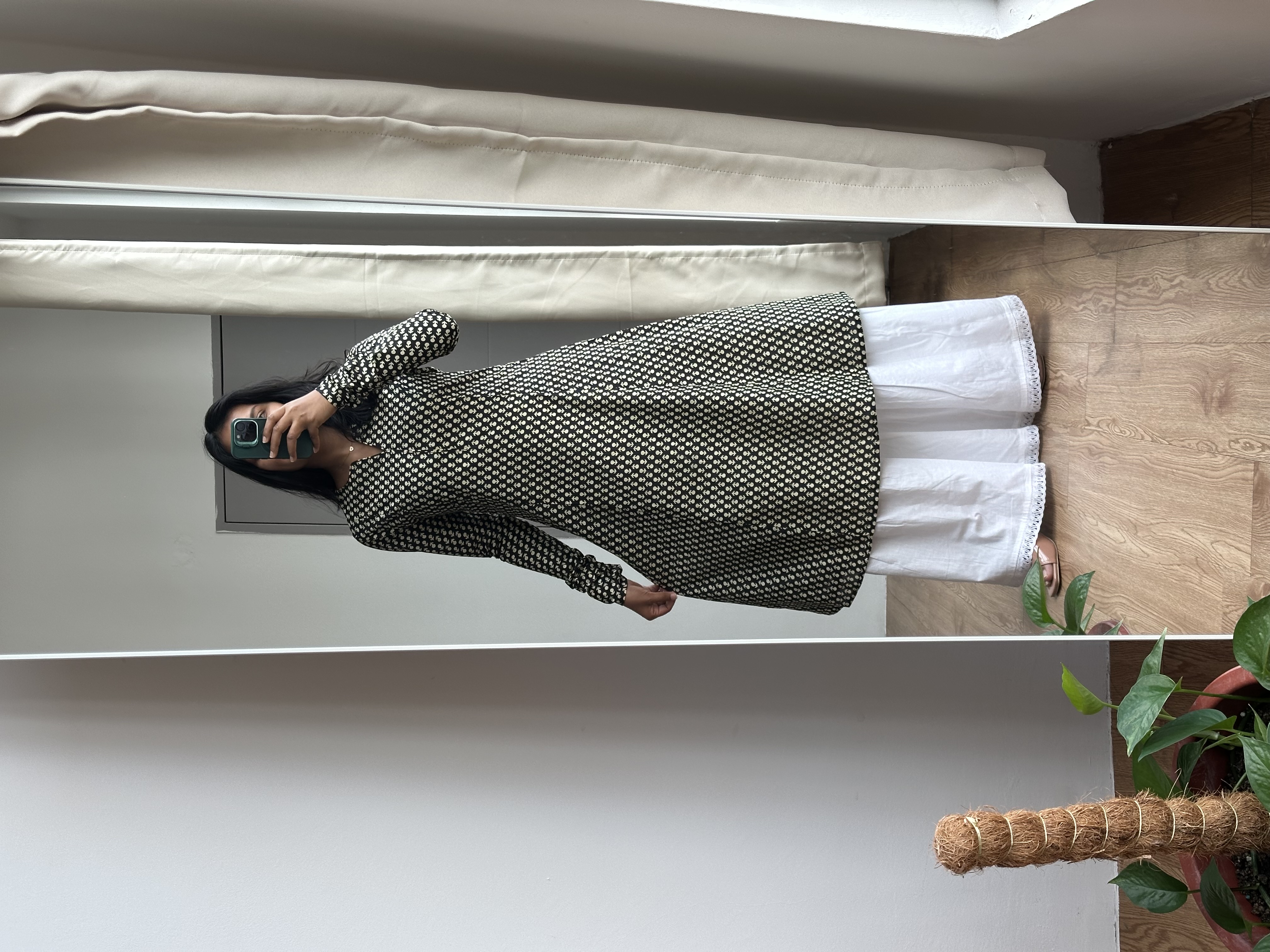 Long Sleeve Cotton Kurta