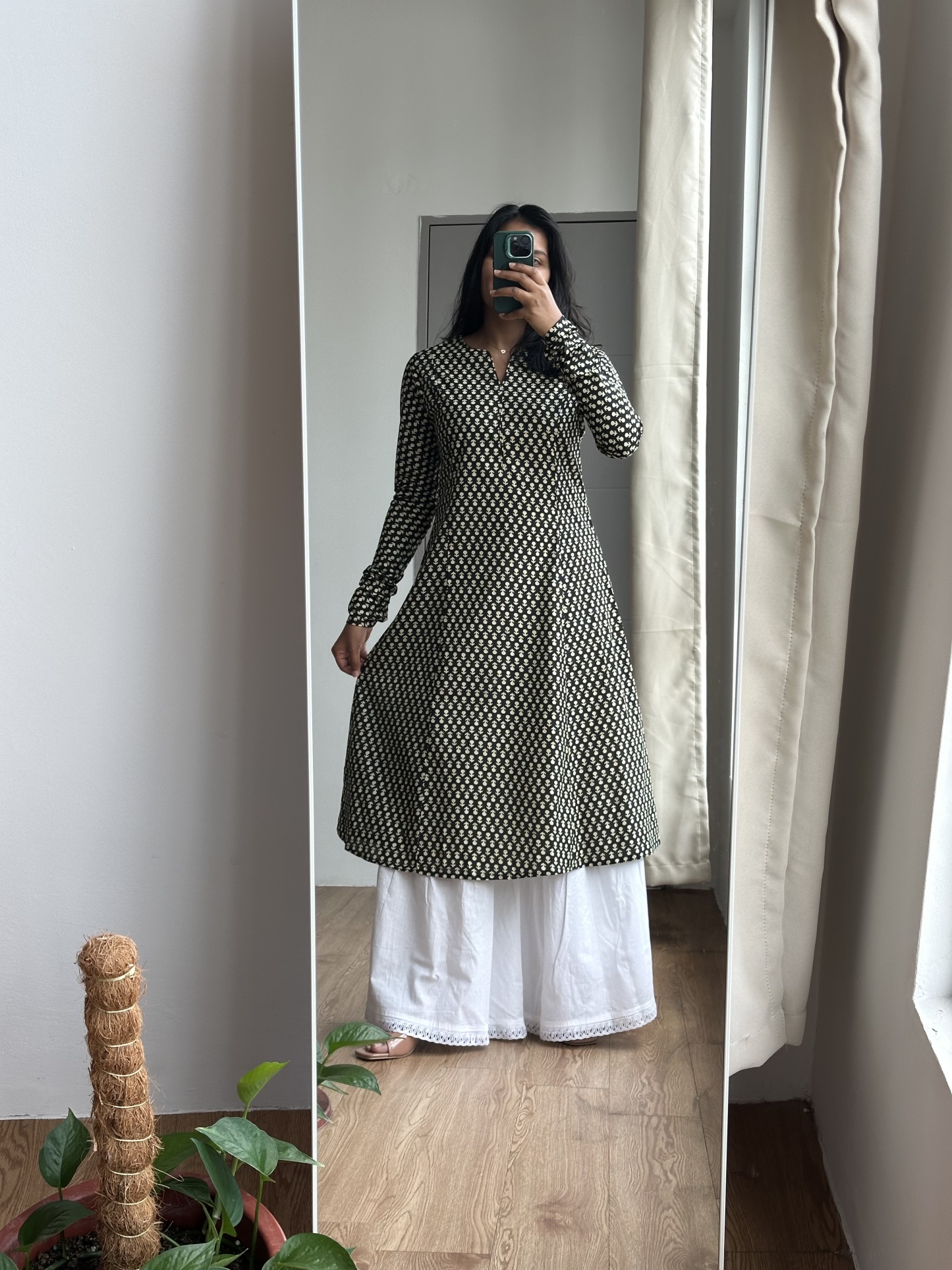 Long Sleeve Cotton Kurta