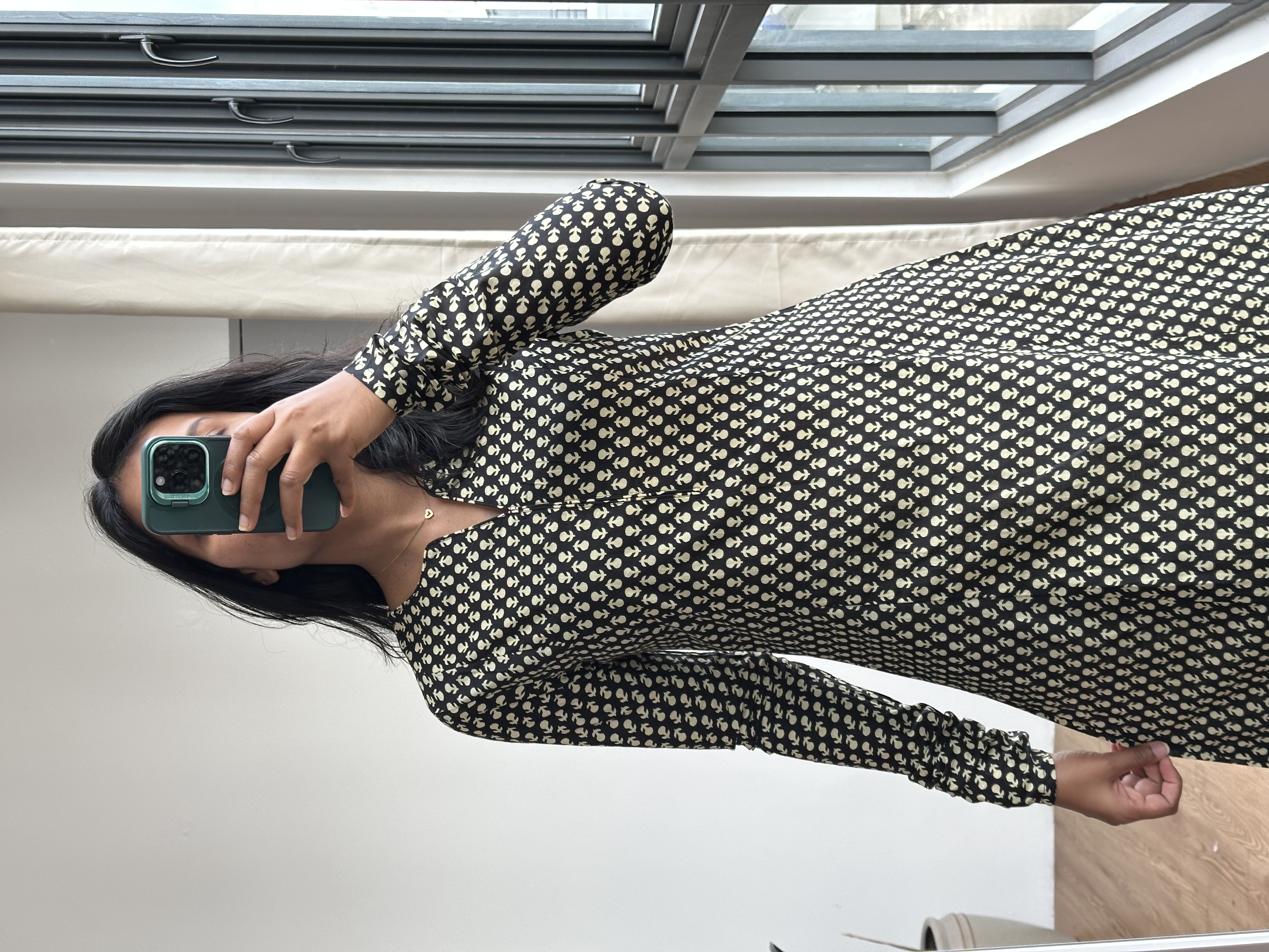 Long Sleeve Cotton Kurta