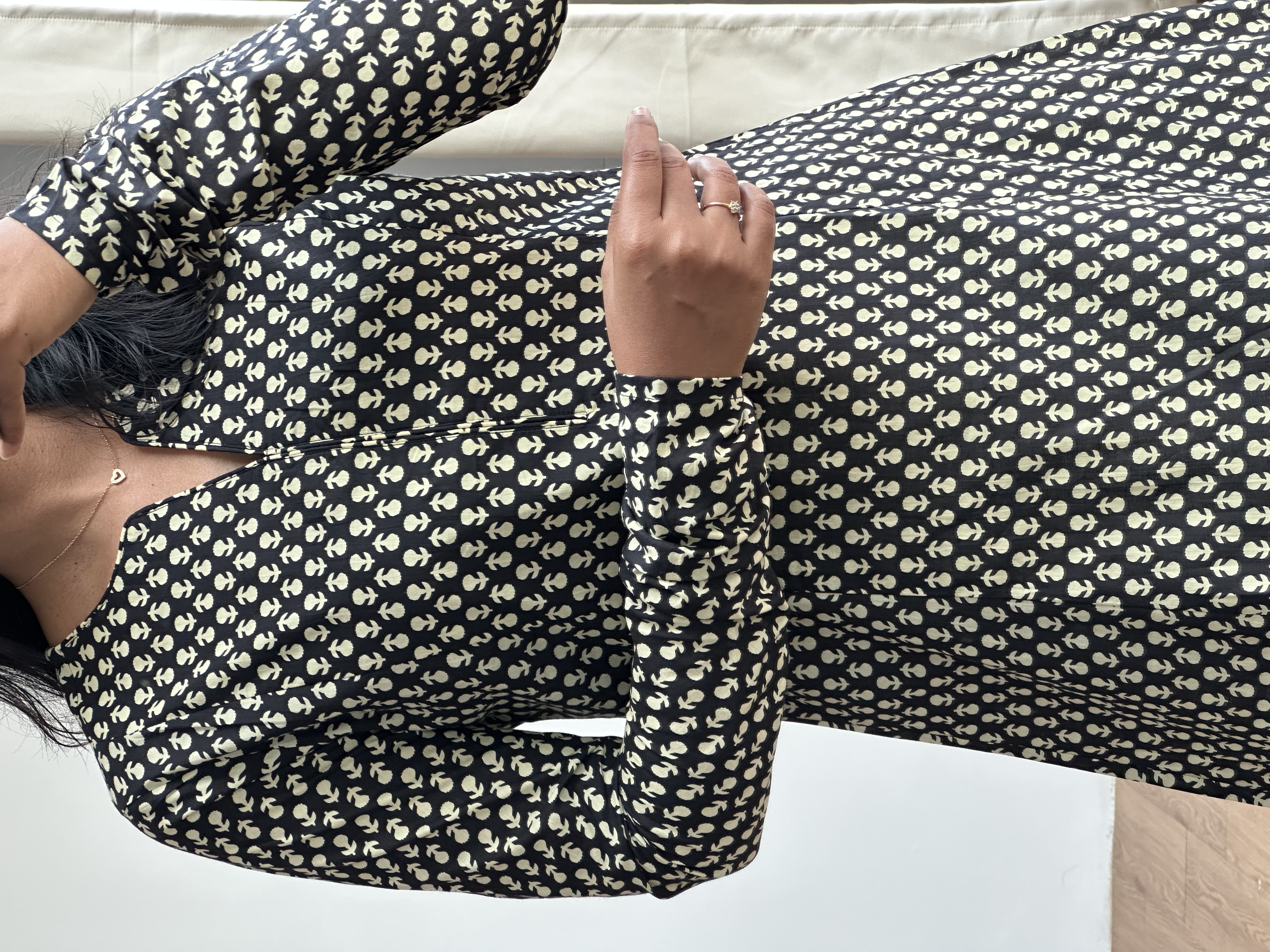 Long Sleeve Cotton Kurta