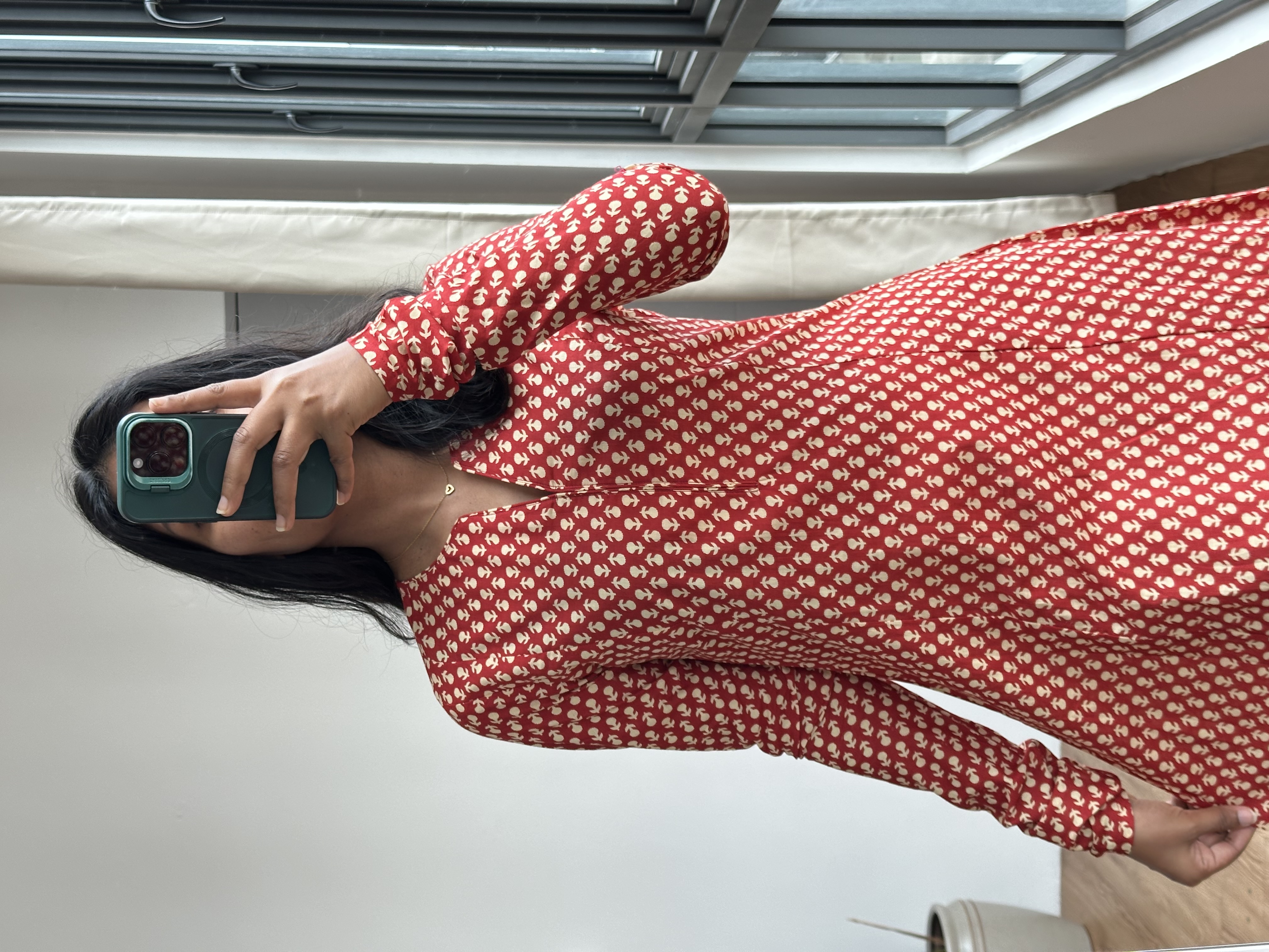 Long Sleeve Cotton Kurta