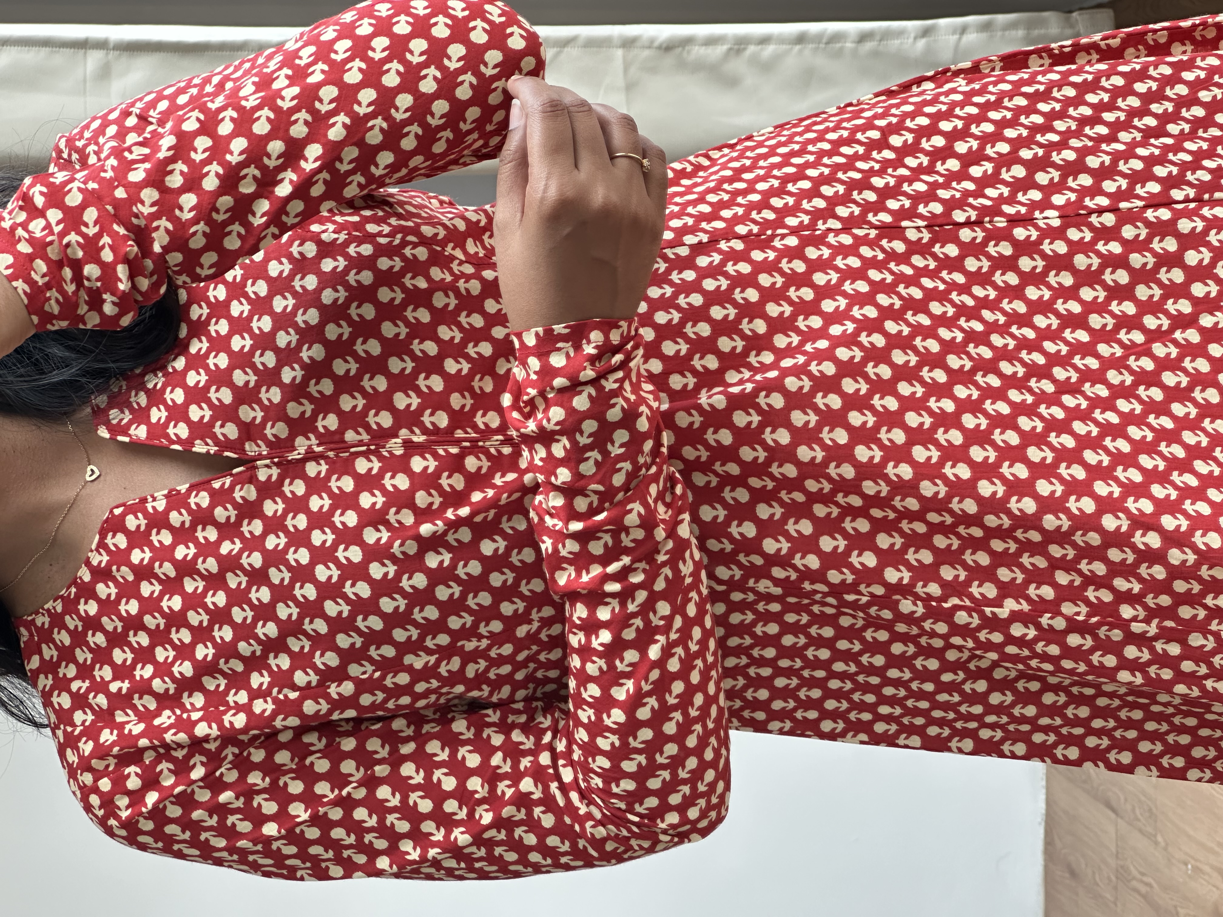 Long Sleeve Cotton Kurta