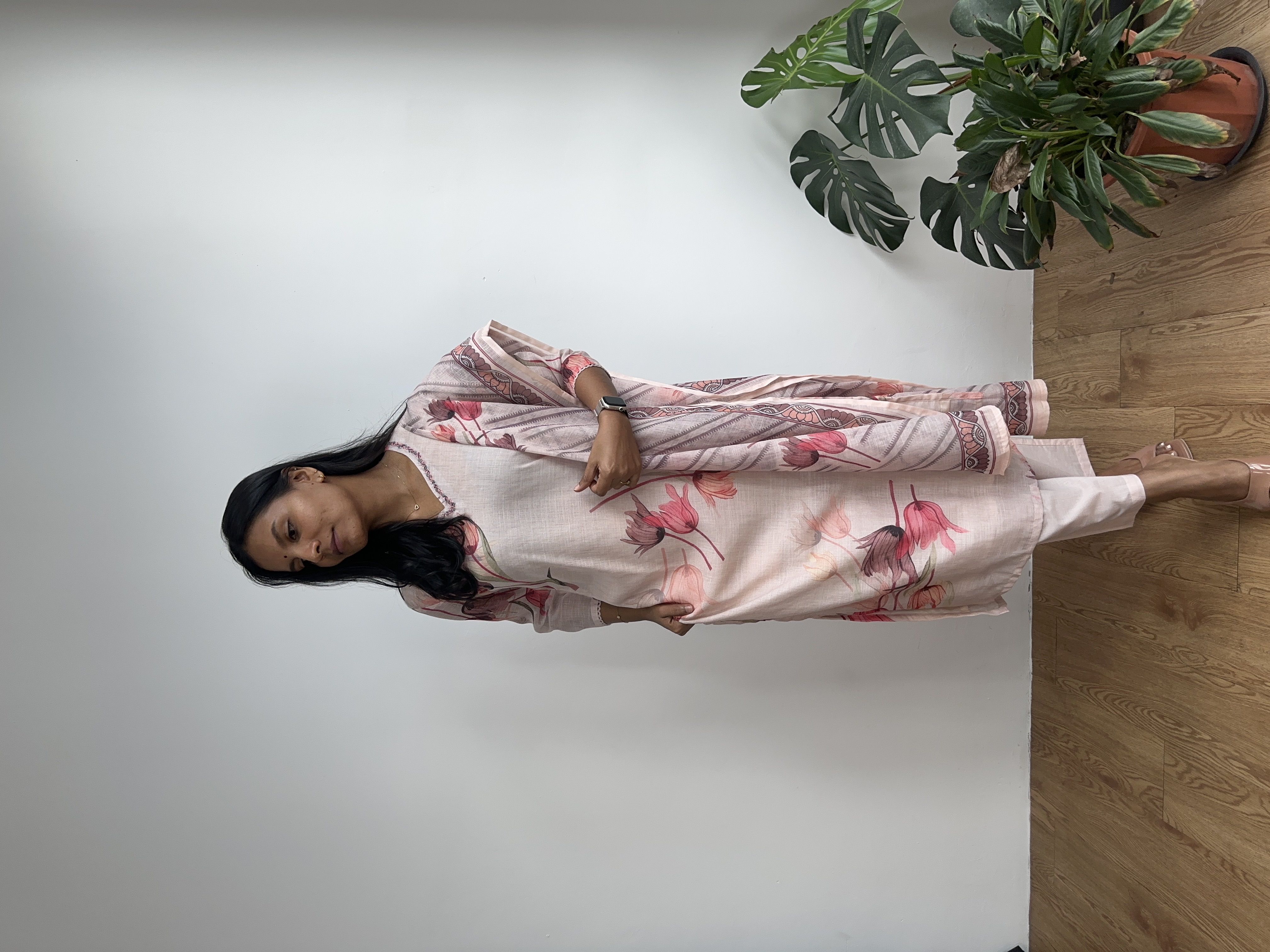Linen Cotton Kurta Set
