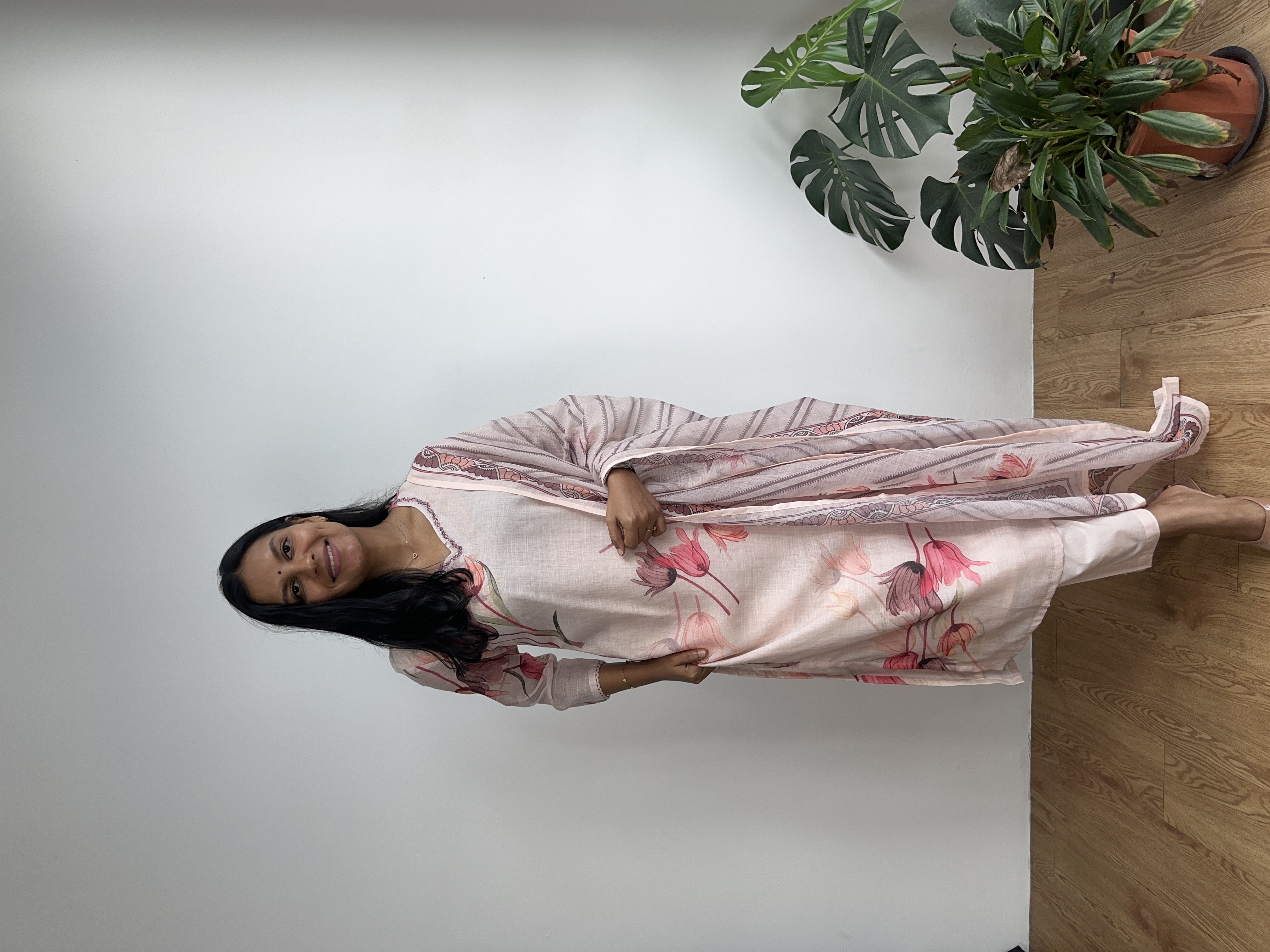 Linen Cotton Kurta Set