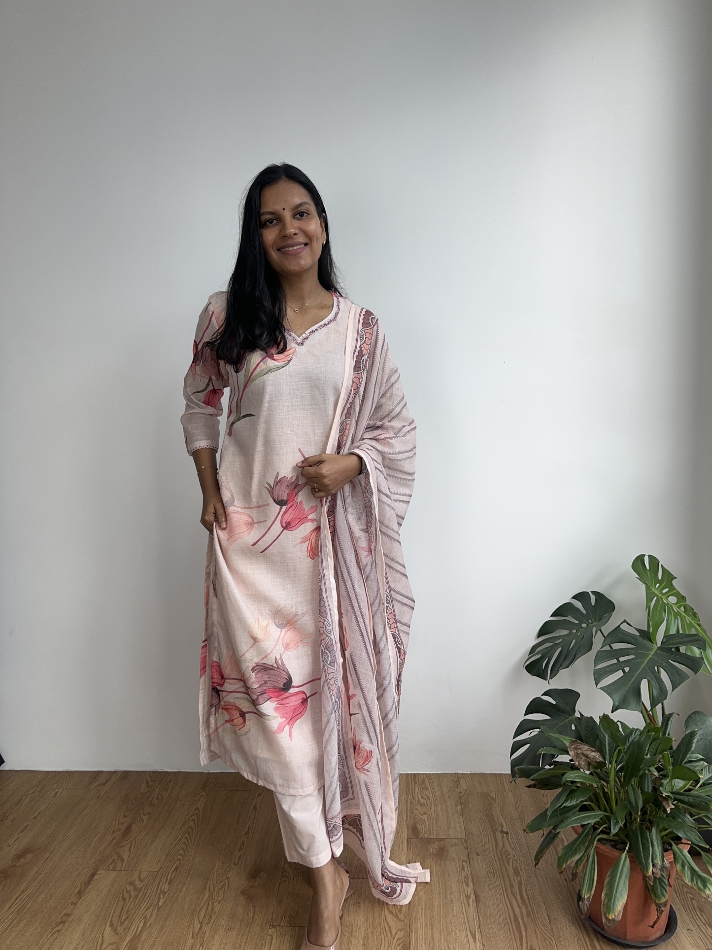 Linen Cotton Kurta Set
