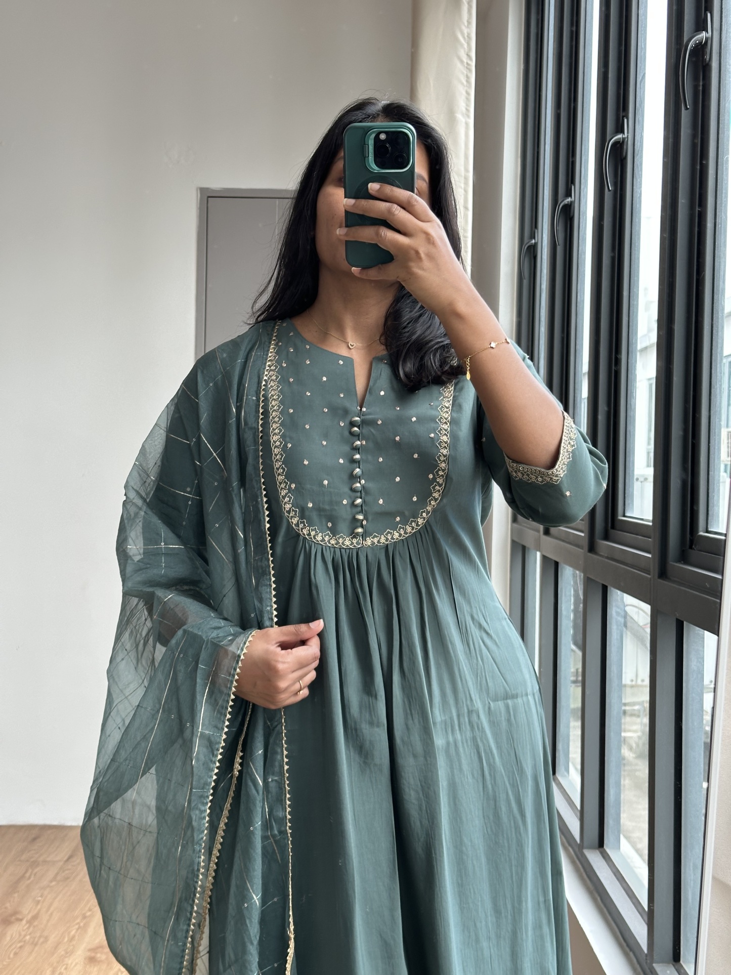 Silk Blend Kurta Set