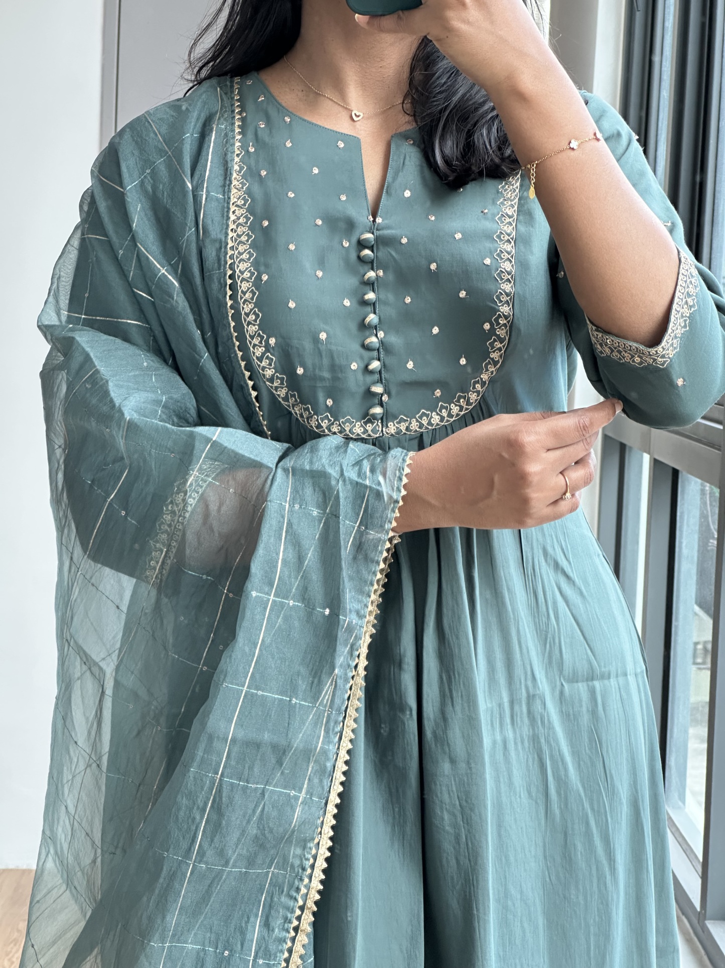 Silk Blend Kurta Set