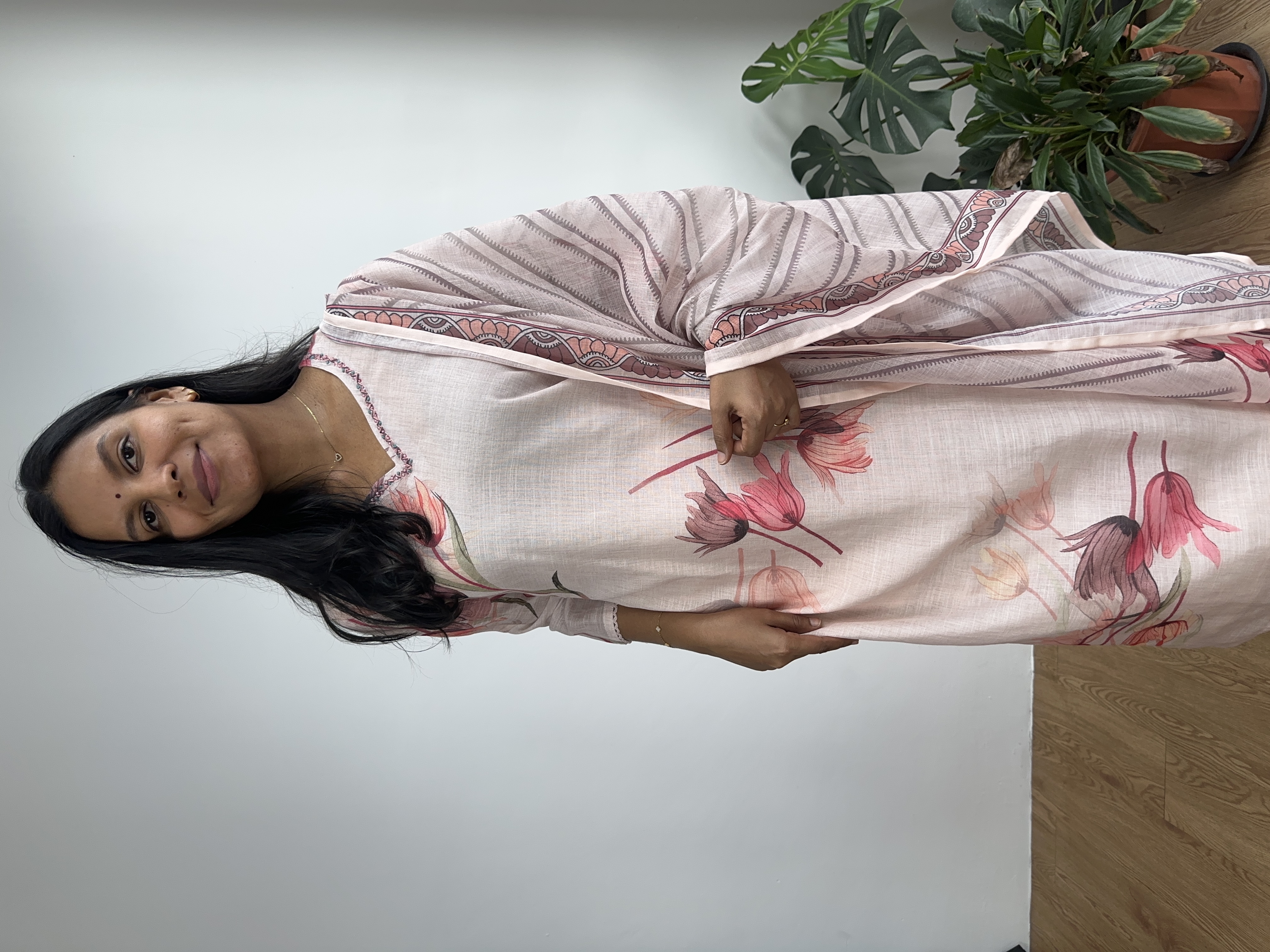 Linen Cotton Kurta Set
