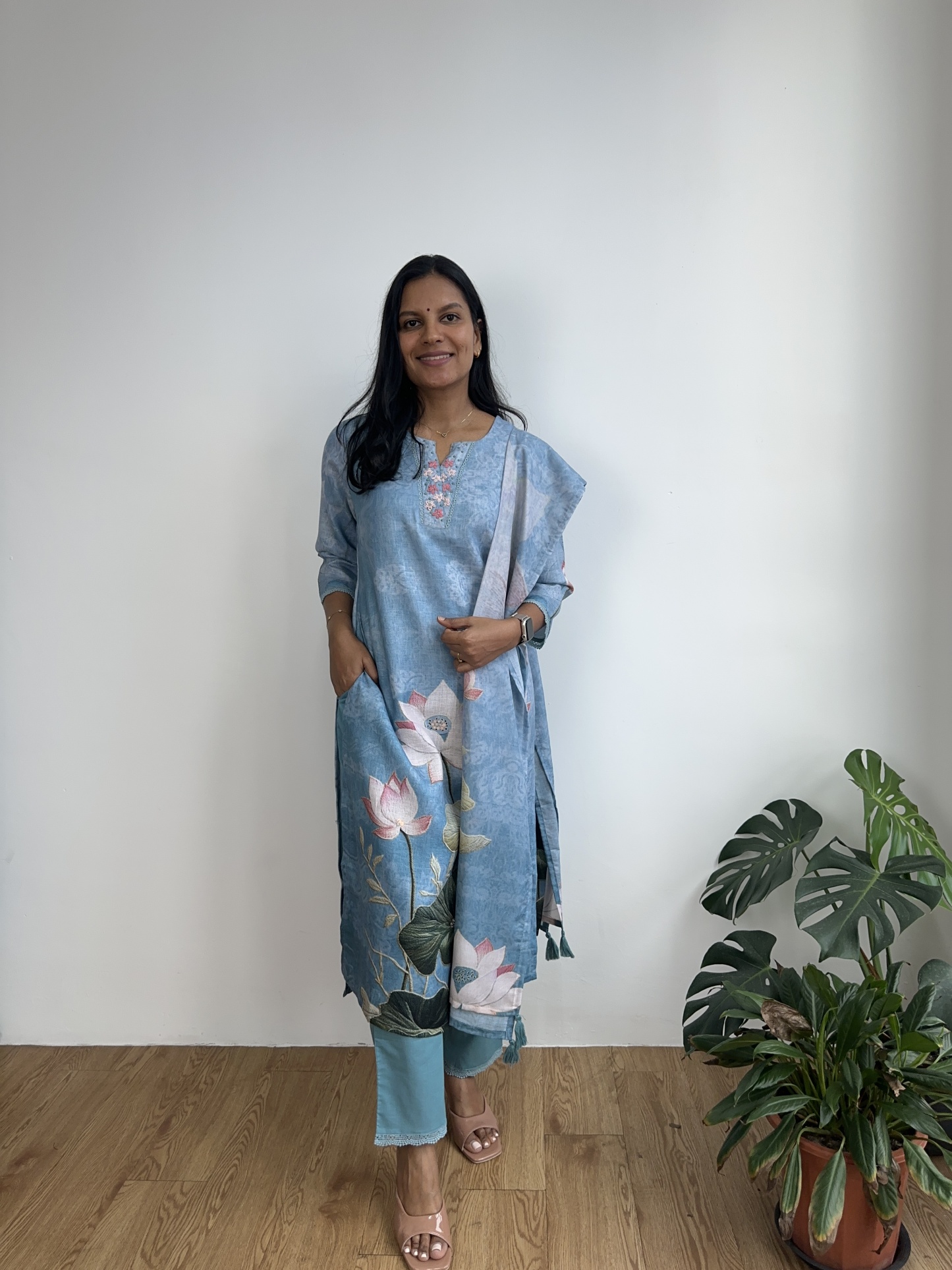 Linen Blend Suit