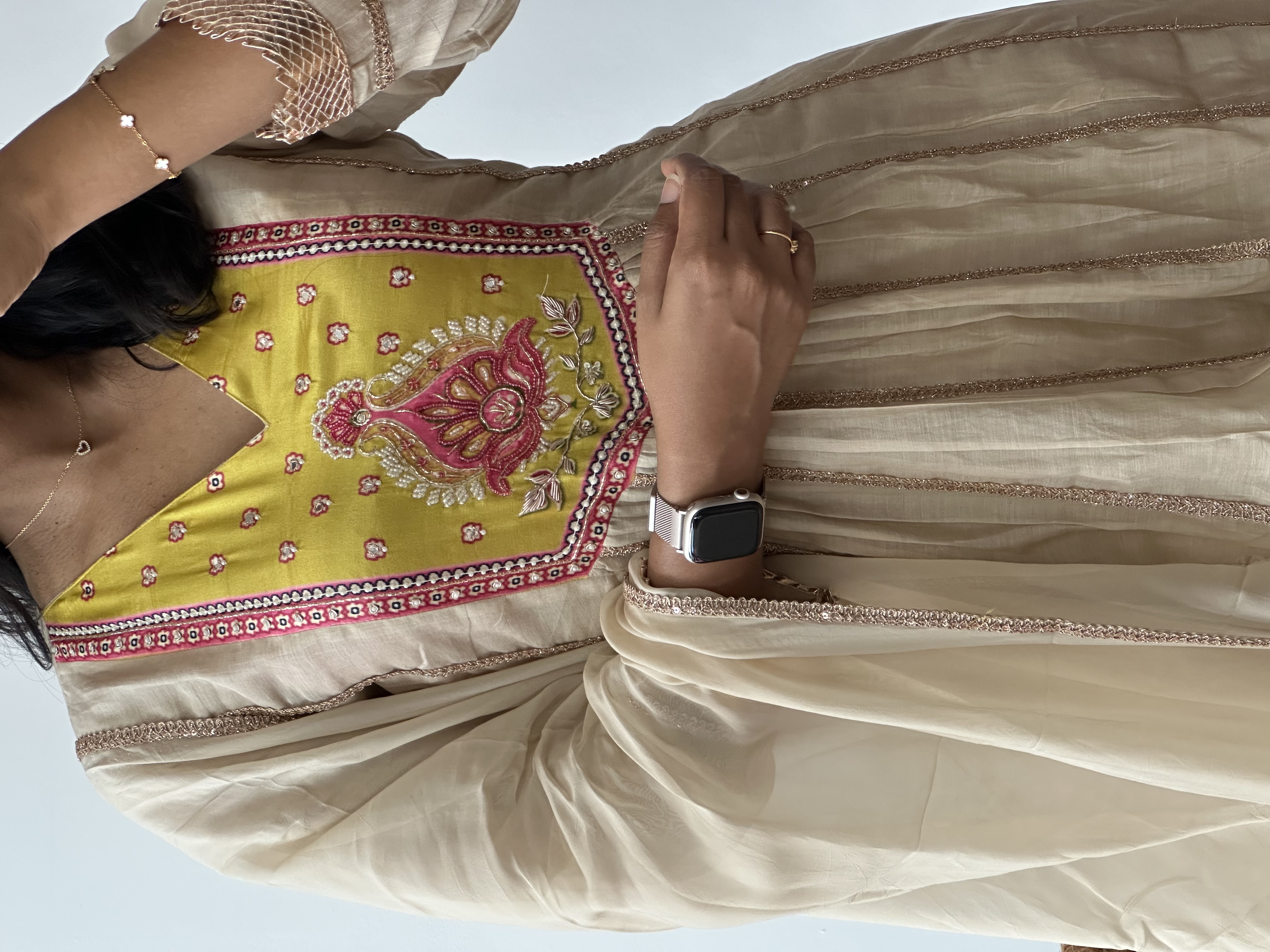 Mul Chanderi Kurta Set