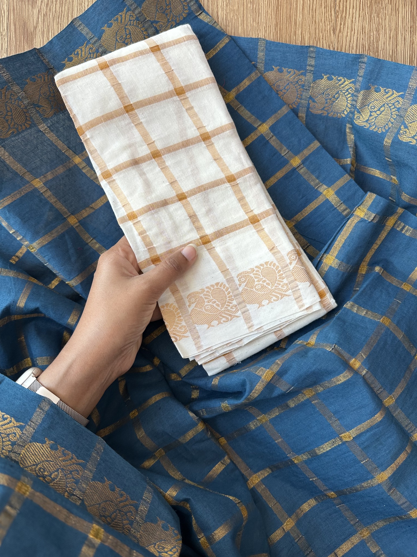 Kattam Sungudi Saree