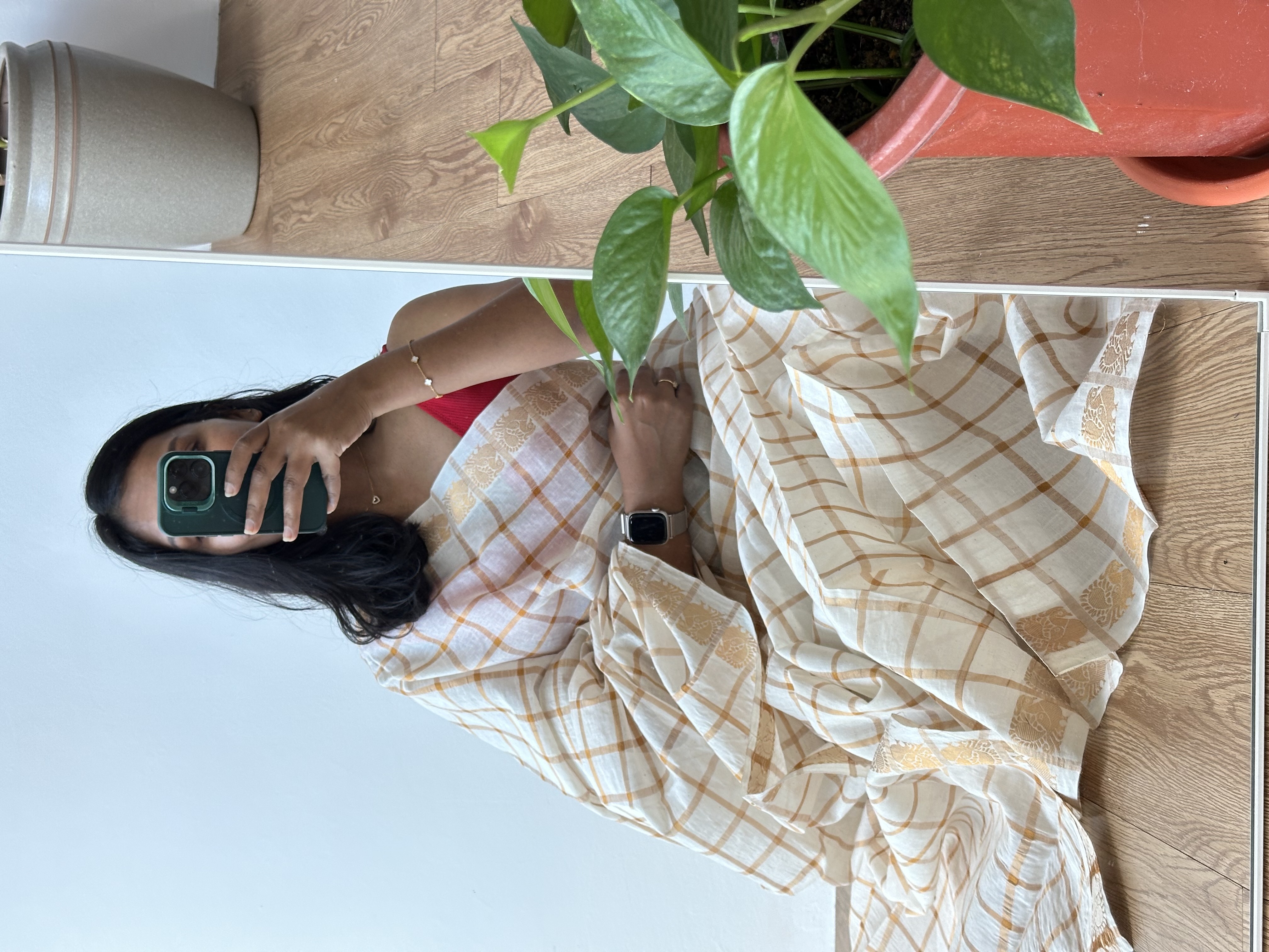 Kattam Sungudi Saree