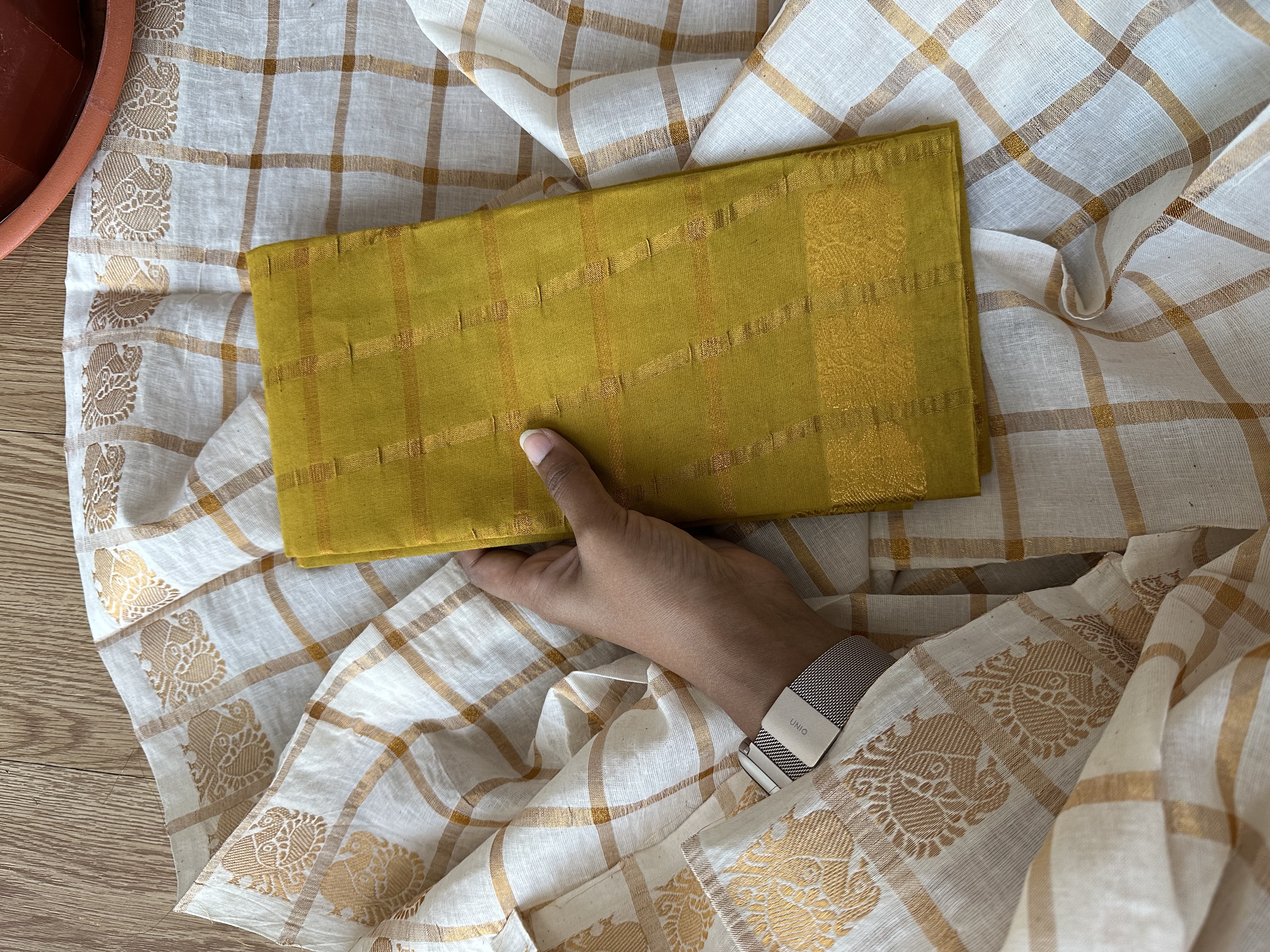 Kattam Sungudi Saree