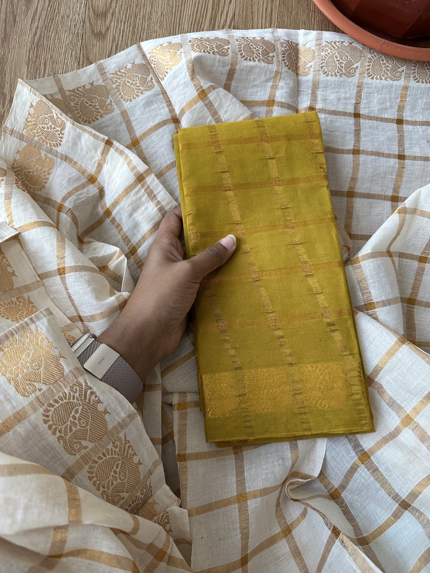 Kattam Sungudi Saree