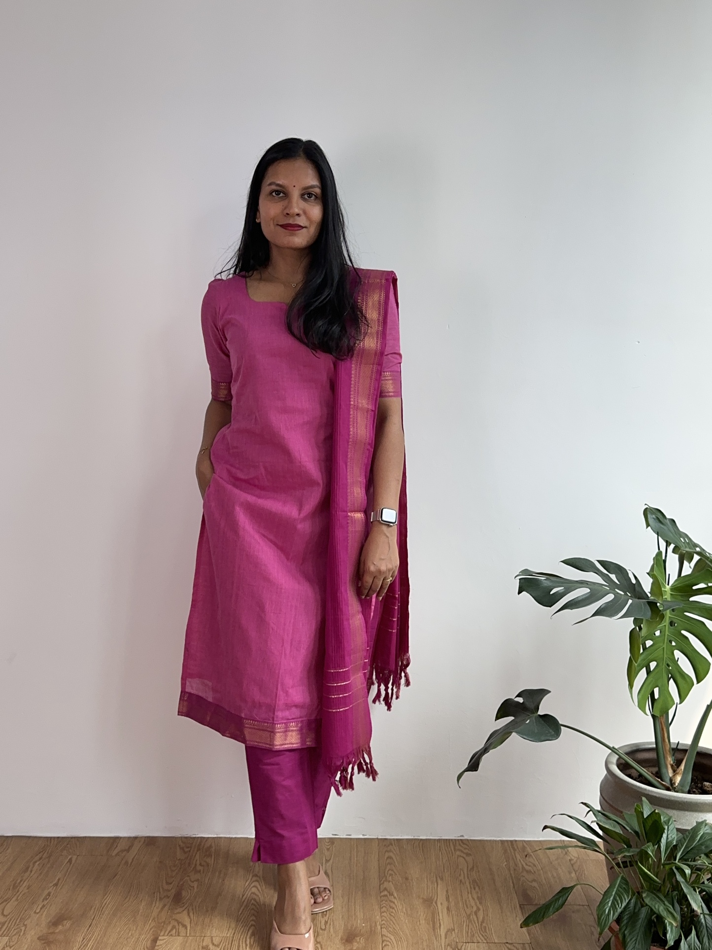 Mangalagiri Cotton Suit