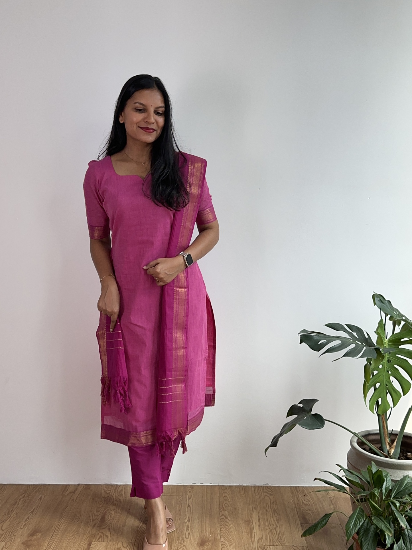 Mangalagiri Cotton Suit