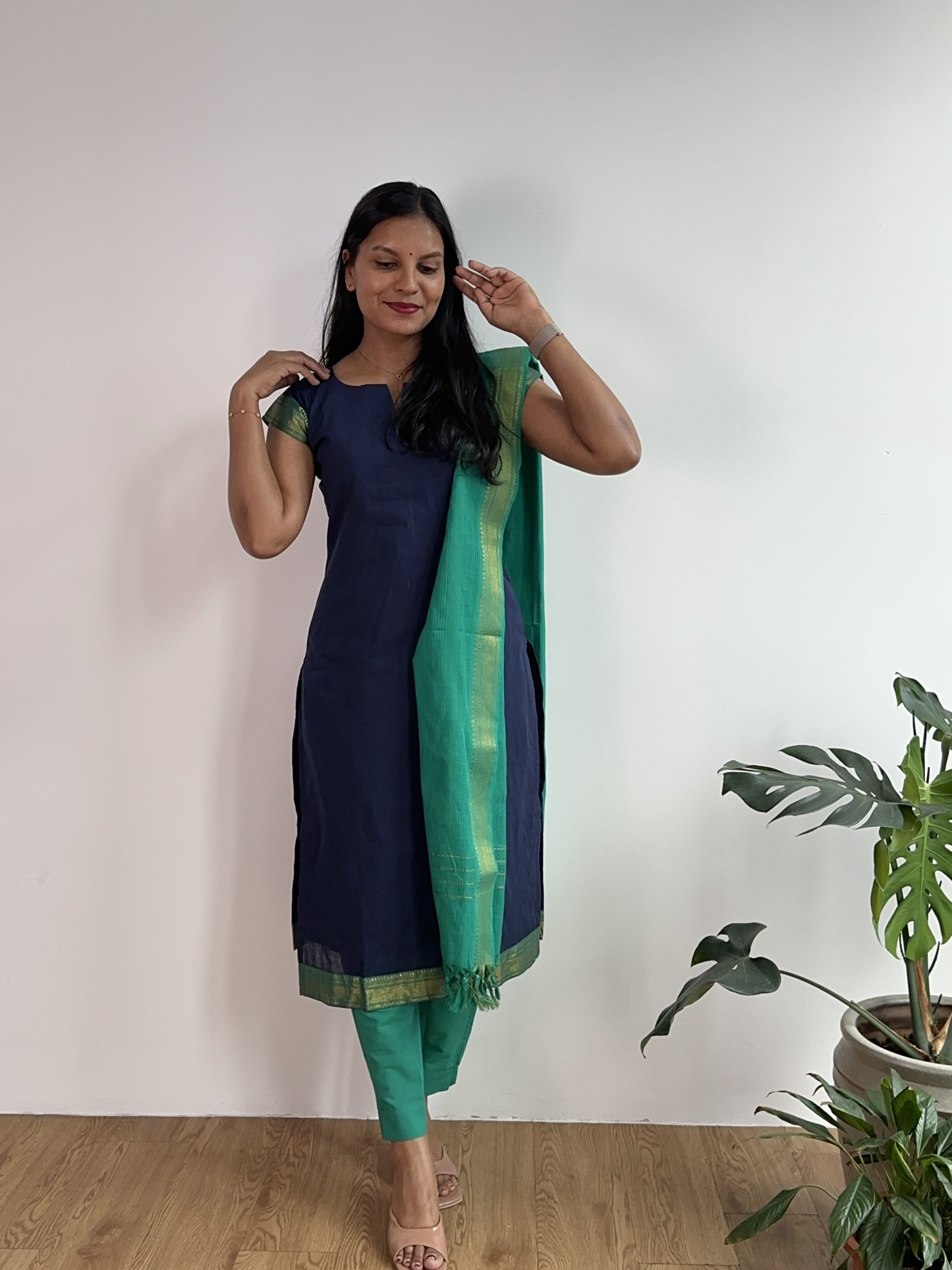 Mangalagiri Cotton Suit