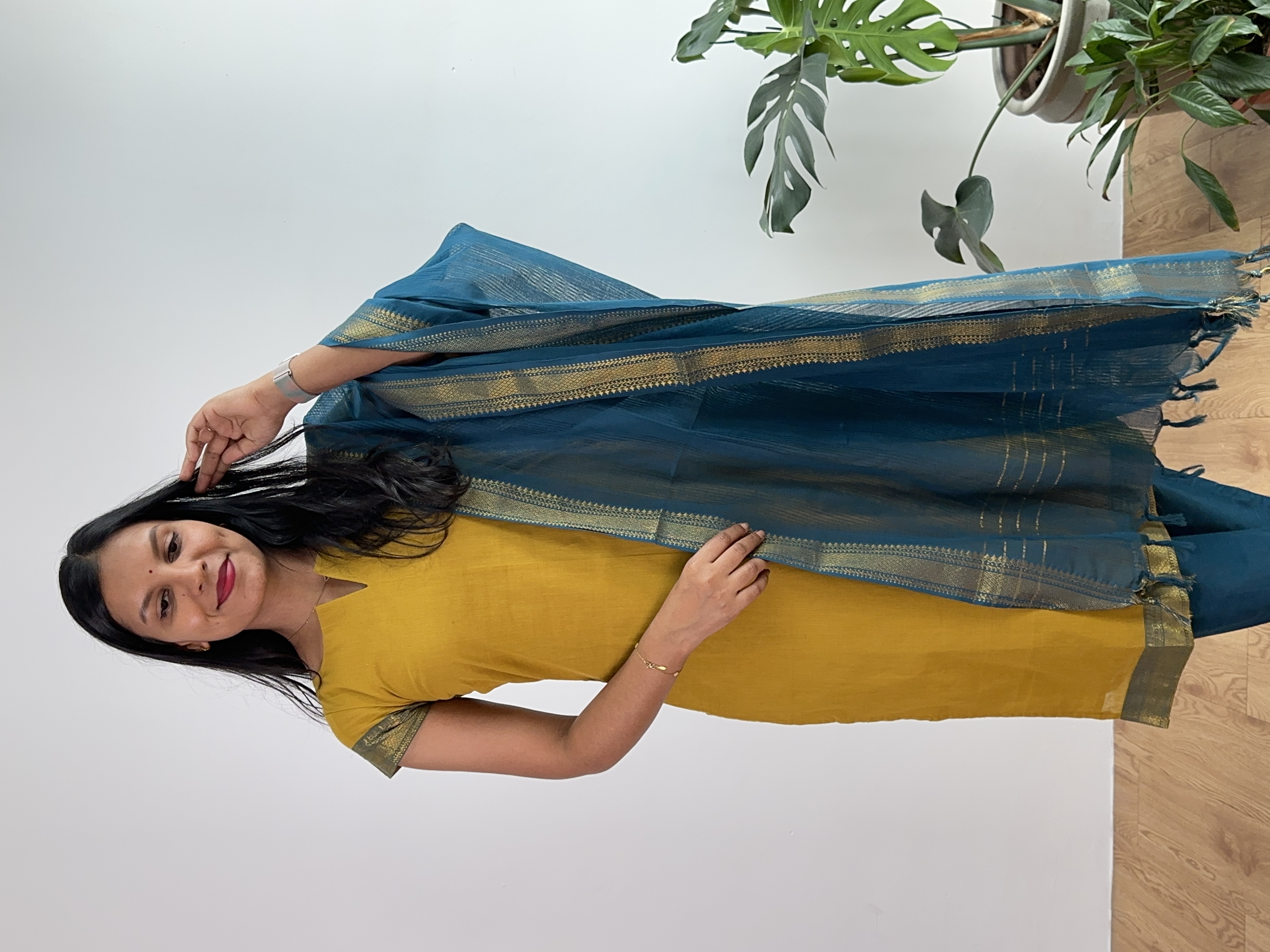 Mangalagiri Cotton Suit